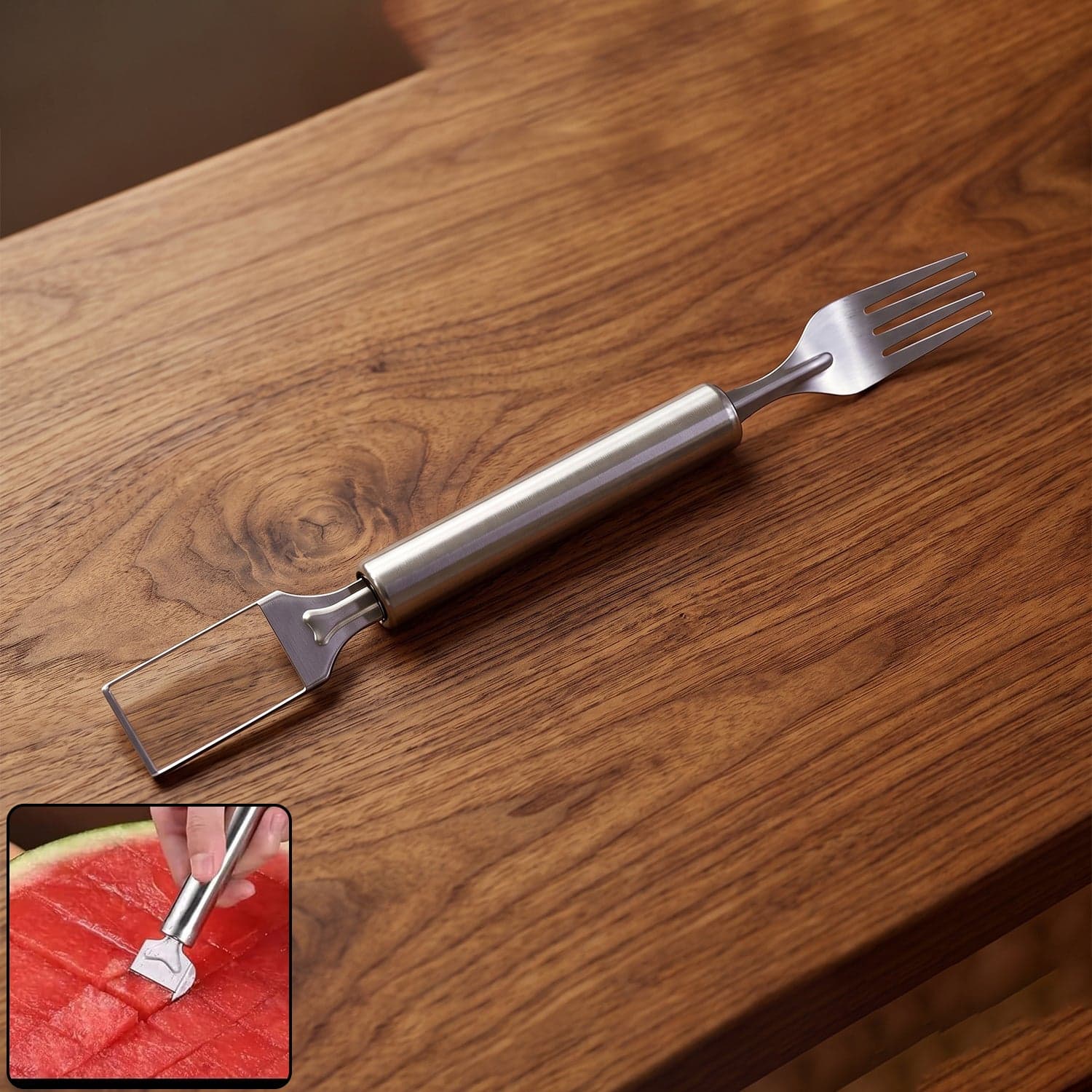 Watermelon Slicer the 2-in-1 Cutter & Server for Easy Fruit Prep thumbnail 7
