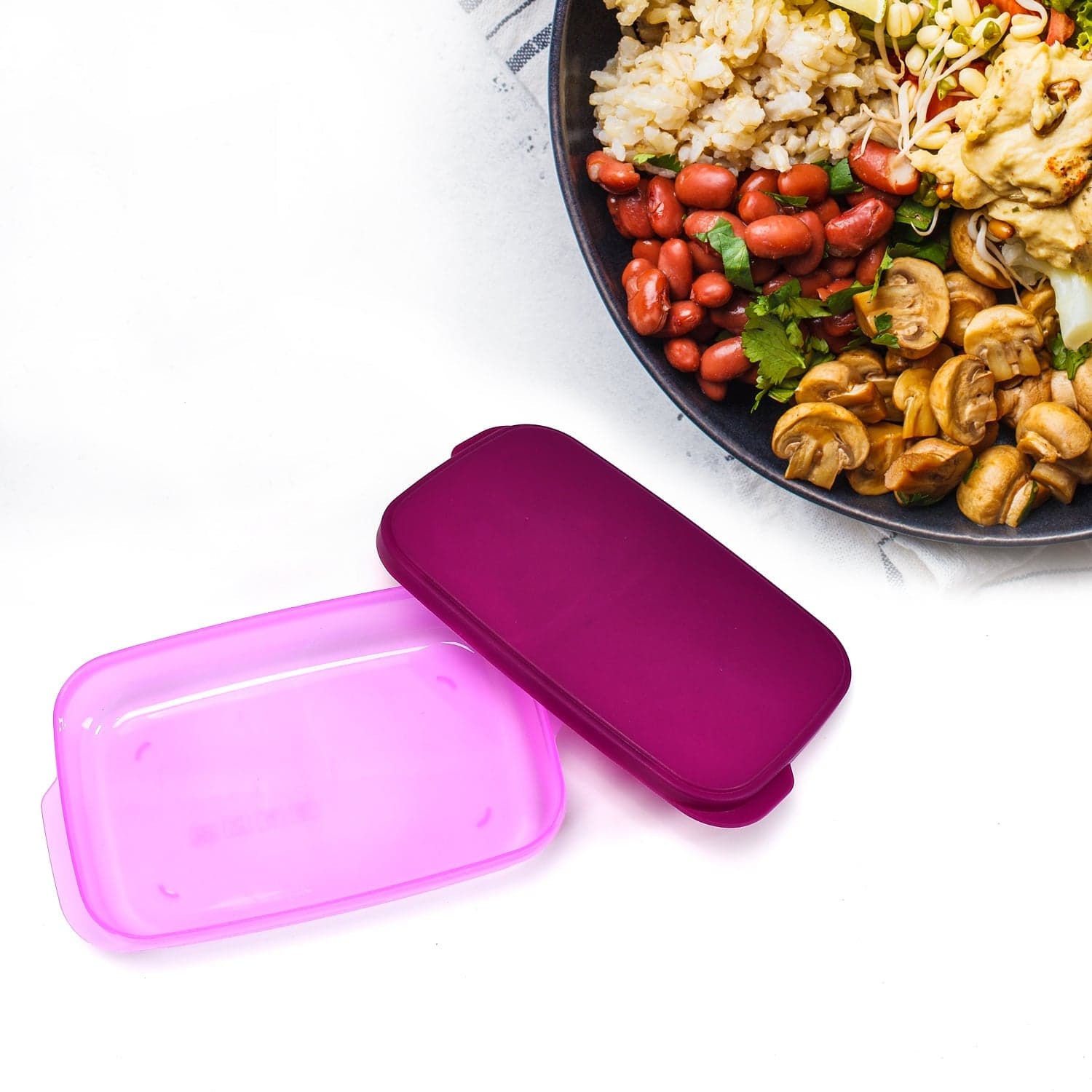 Unbreakable Leak-Proof BPA-Free Lunch Box with 2 Containers & Spoon thumbnail 12