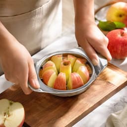 Apple Shape Stainless Steel Apple Slicer & Corer the Effortless Fruit Wedges