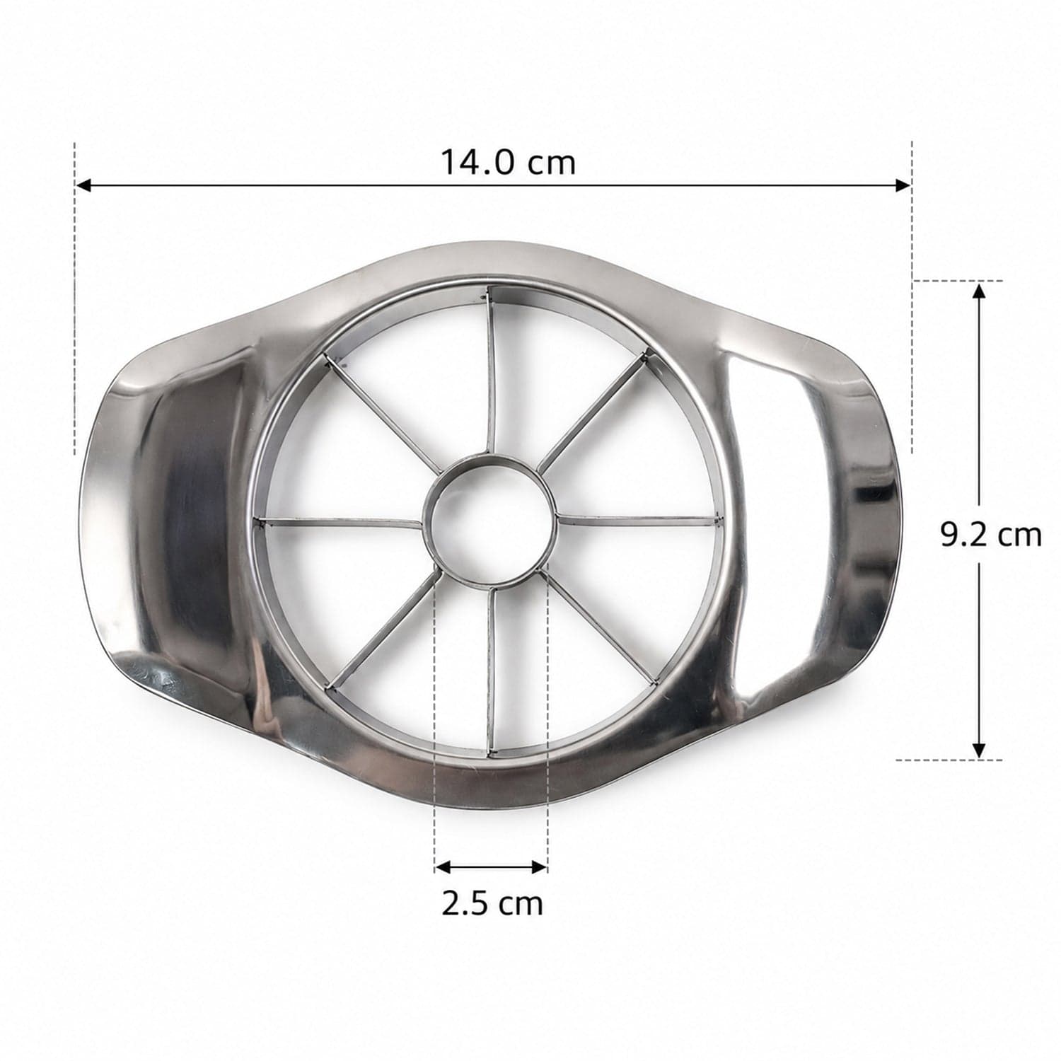 Apple Shape Stainless Steel Apple Slicer & Corer the Effortless Fruit Wedges thumbnail 6