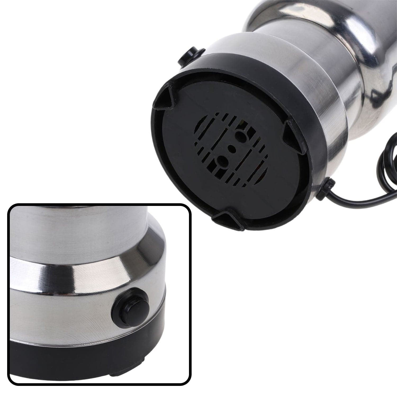 Multi-Functional Electric Stainless Steel Herbs Spices Nuts Grain Grinder With Stainless Steel Bowl thumbnail 3