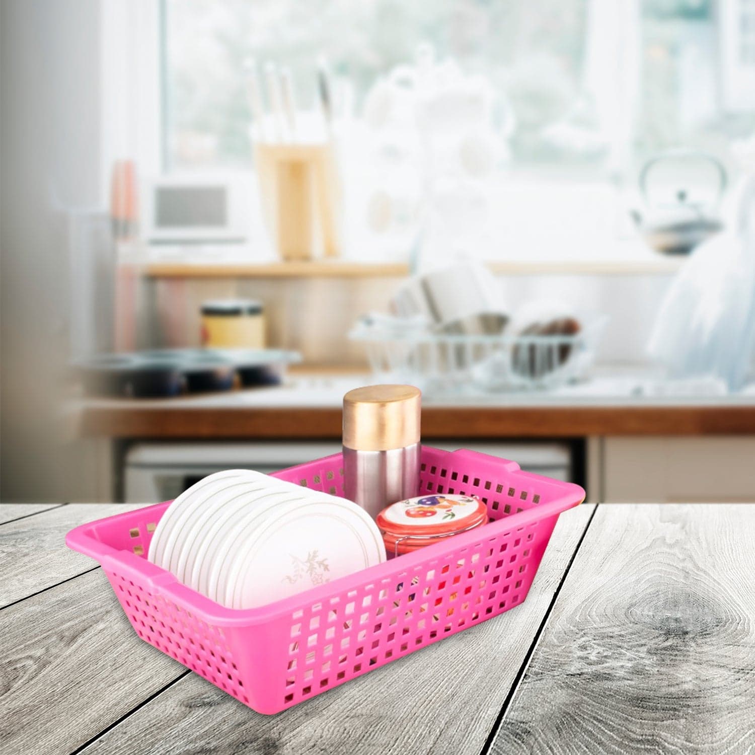 Plastic Small Size Cane Fruit Baskets thumbnail 1