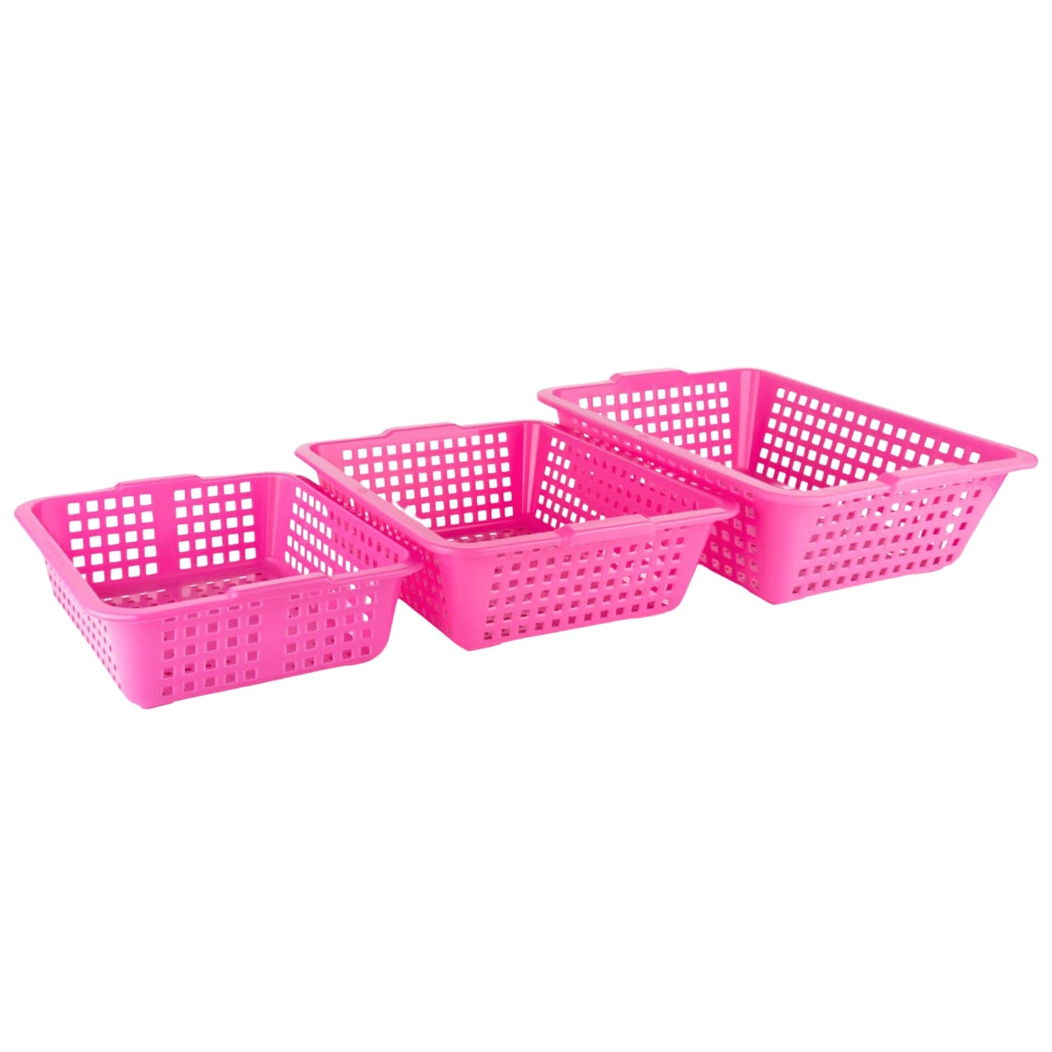 Plastic Multiple Size Cane Fruit Baskets (3 Size Large, Medium, Small) thumbnail 6