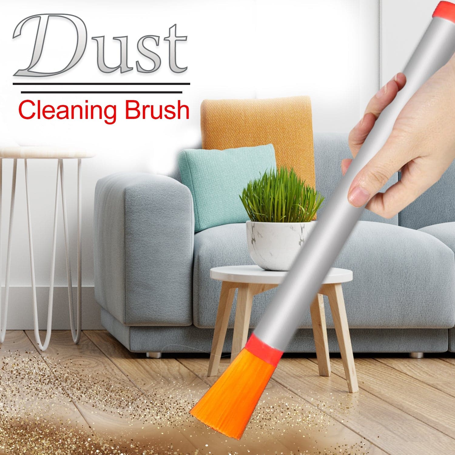 Dust Cleaning Brush for Deep Cleansteel bodyperfect size thumbnail 3