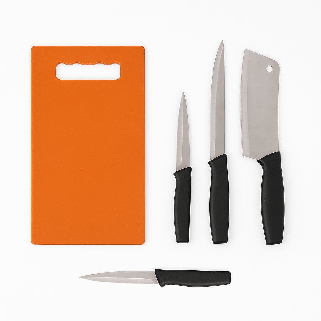 2572 Chopping Board With Knife Set Pack Of 5 thumbnail 4