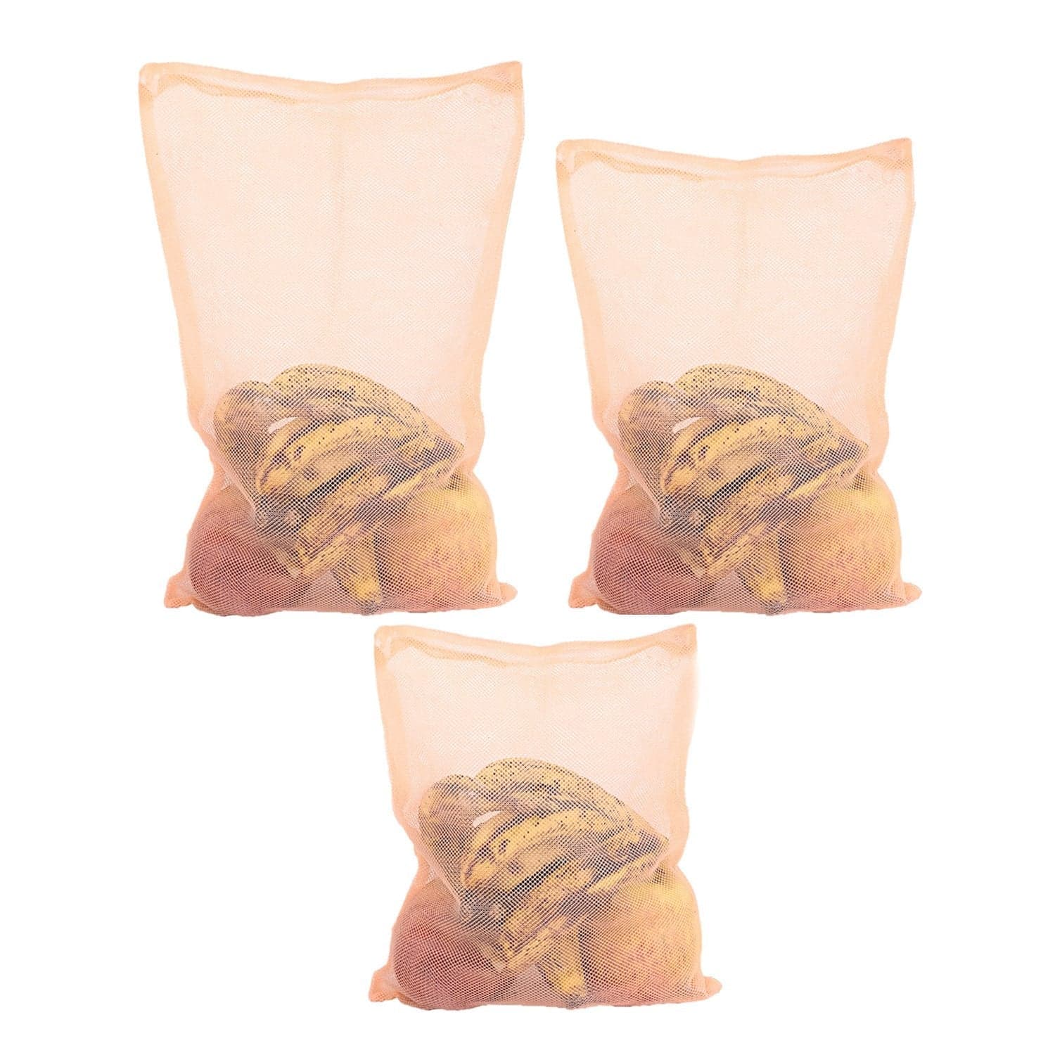Fridge Bags for Fruits and Vegetables with Zip Net (Multicolour) thumbnail 5
