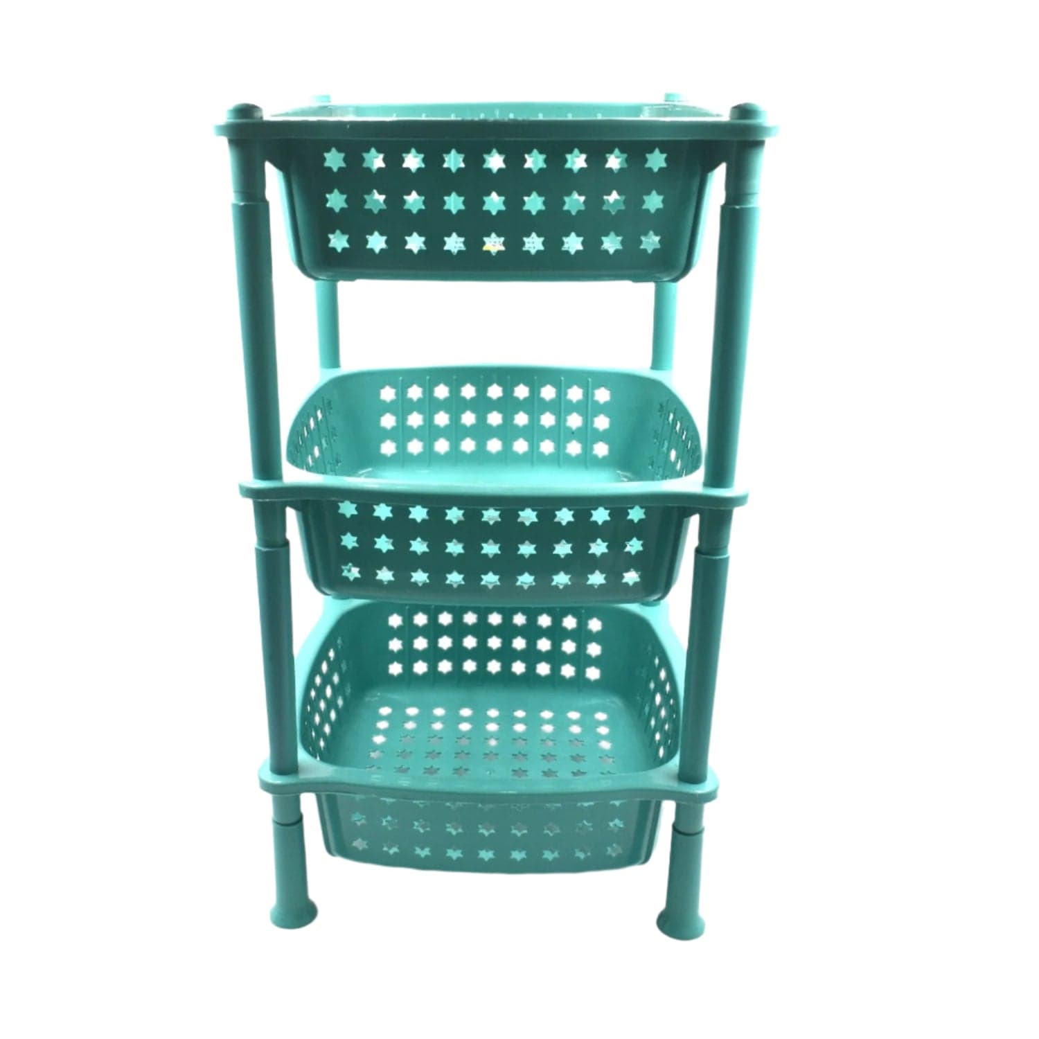 3 layer round Kitchen Trolley Basket ( MOQ :- 6 Pc) thumbnail 3