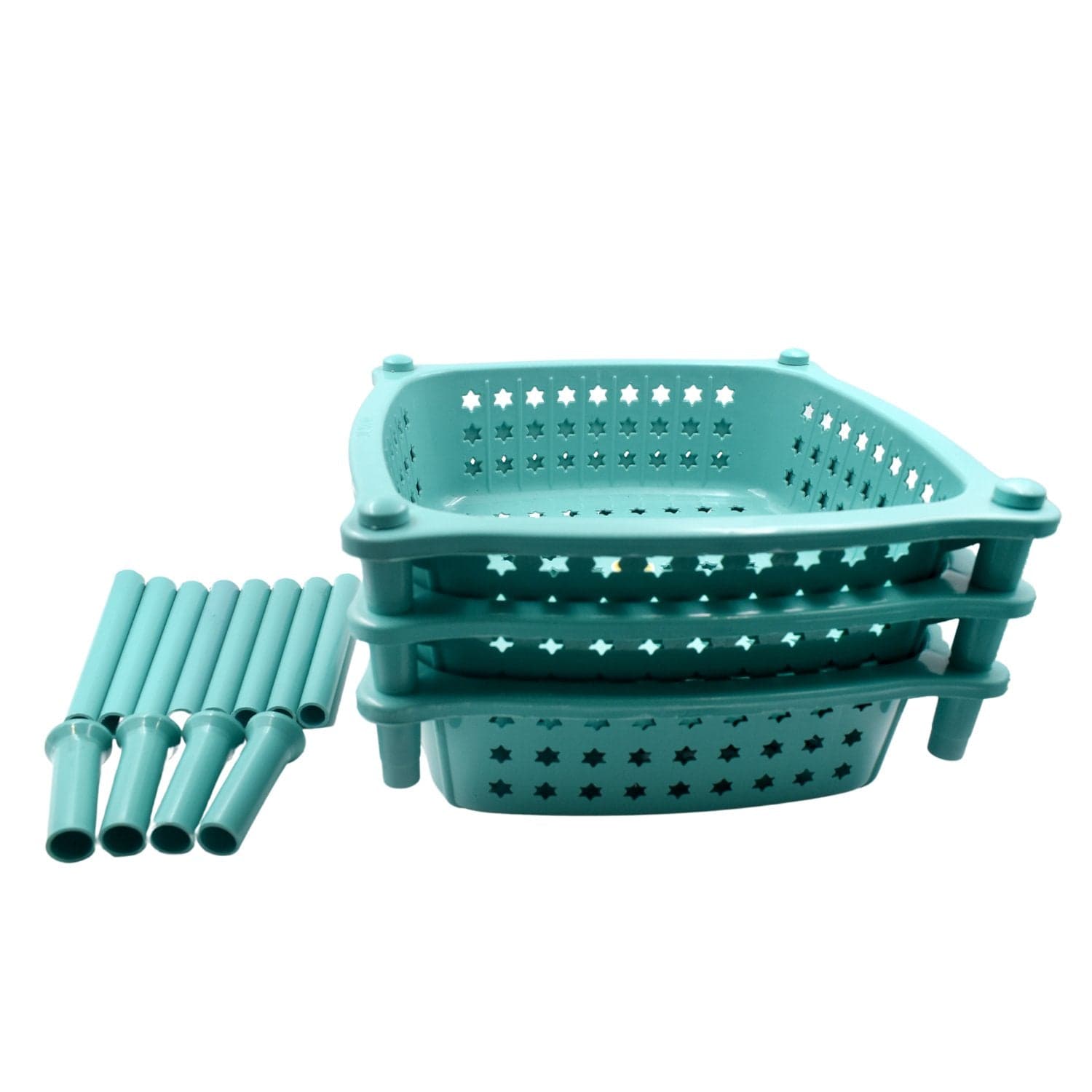 3 layer round Kitchen Trolley Basket ( MOQ :- 6 Pc) thumbnail 7