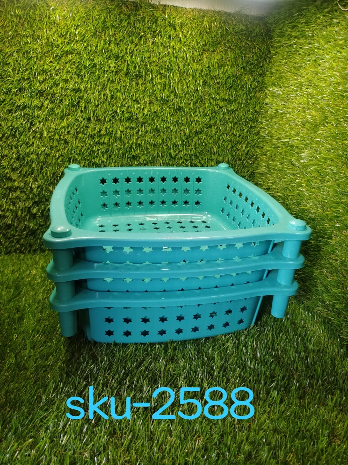 3 layer round Kitchen Trolley Basket ( MOQ :- 6 Pc) thumbnail 8
