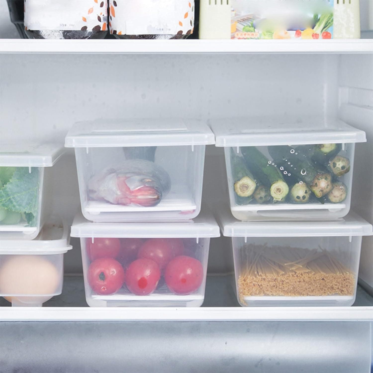 Food Storage Container with Removable Drain Plate and Lid, 1500 ml (Pack of 1 Pc) thumbnail 8