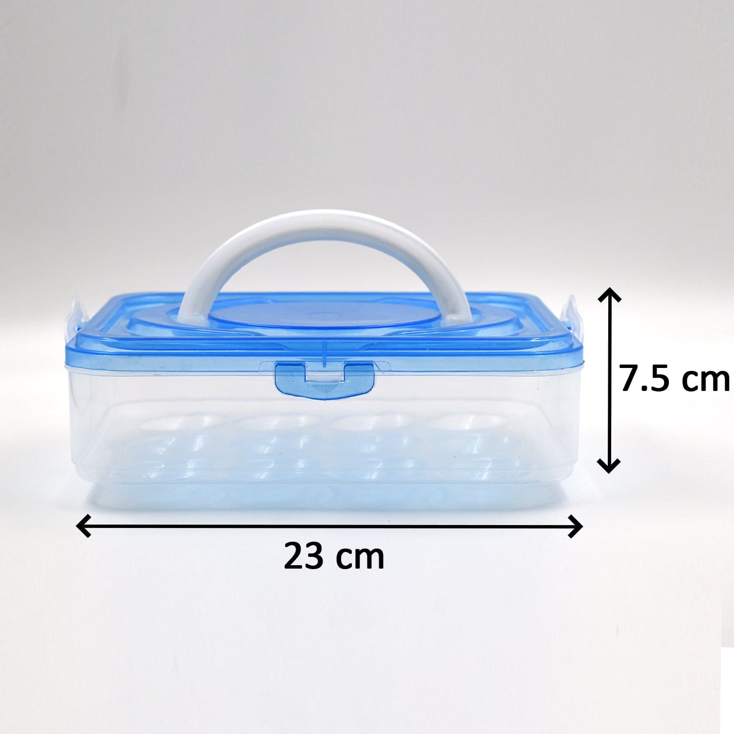 Plastic Kitchen Refrigerator Egg Storage 12 Grid 1 Layer Egg Container thumbnail 5