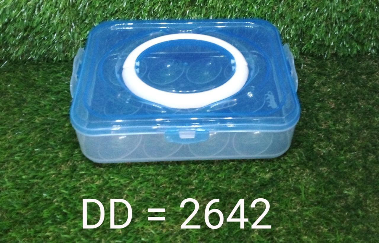 Plastic Kitchen Refrigerator Egg Storage 12 Grid 1 Layer Egg Container thumbnail 7