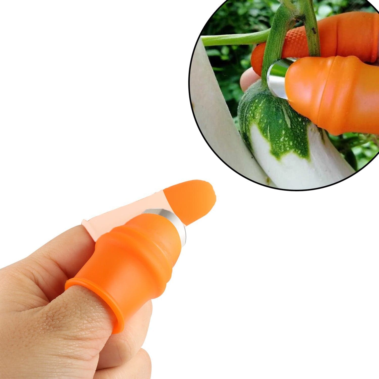 1 Pair V Thumb Cutter With Box Of Handy Peeler For Fruits & Vegetables thumbnail 8