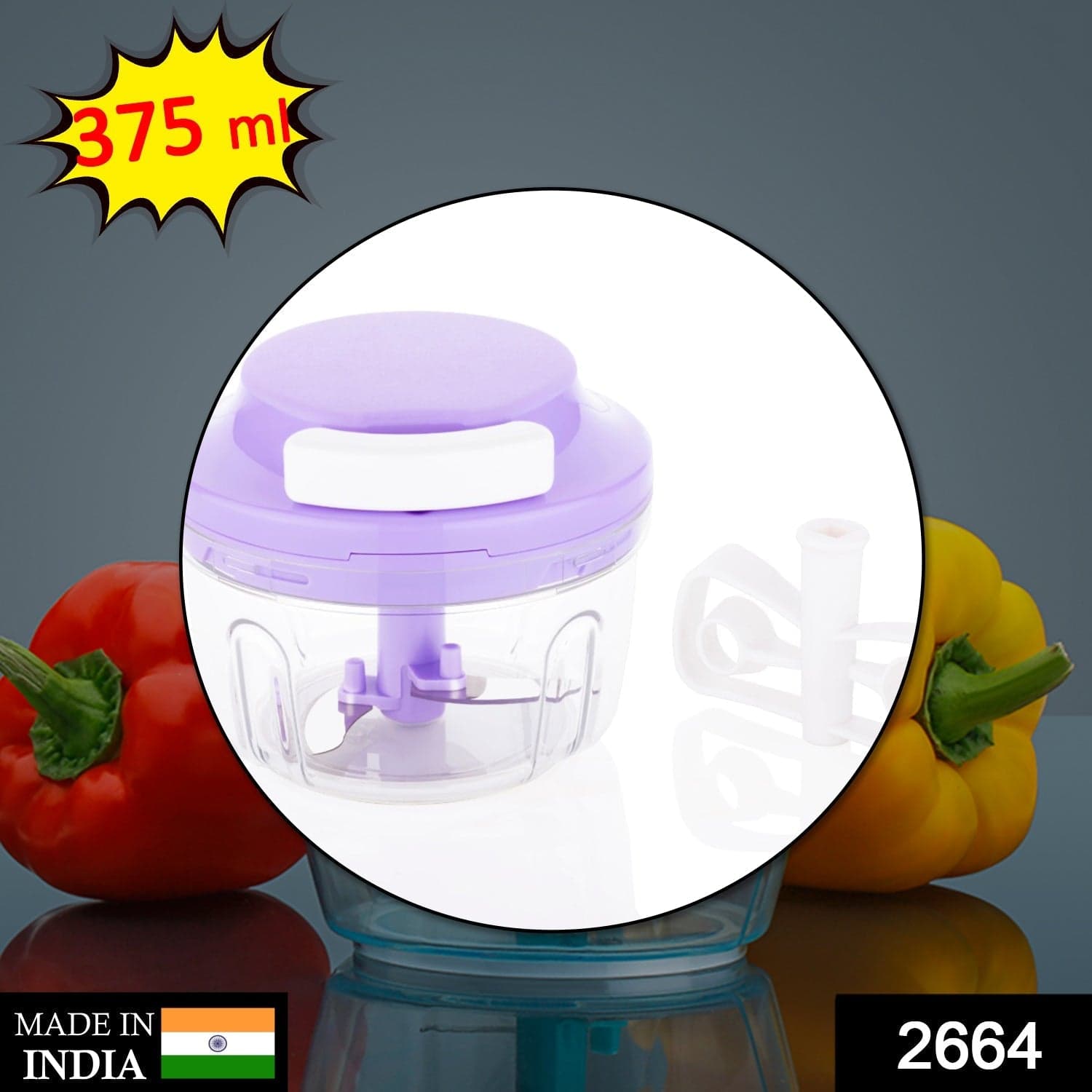 Quick 2In1 Chopper And Slicer Used Widely For Chopping And Slicing Of Fruits thumbnail 2