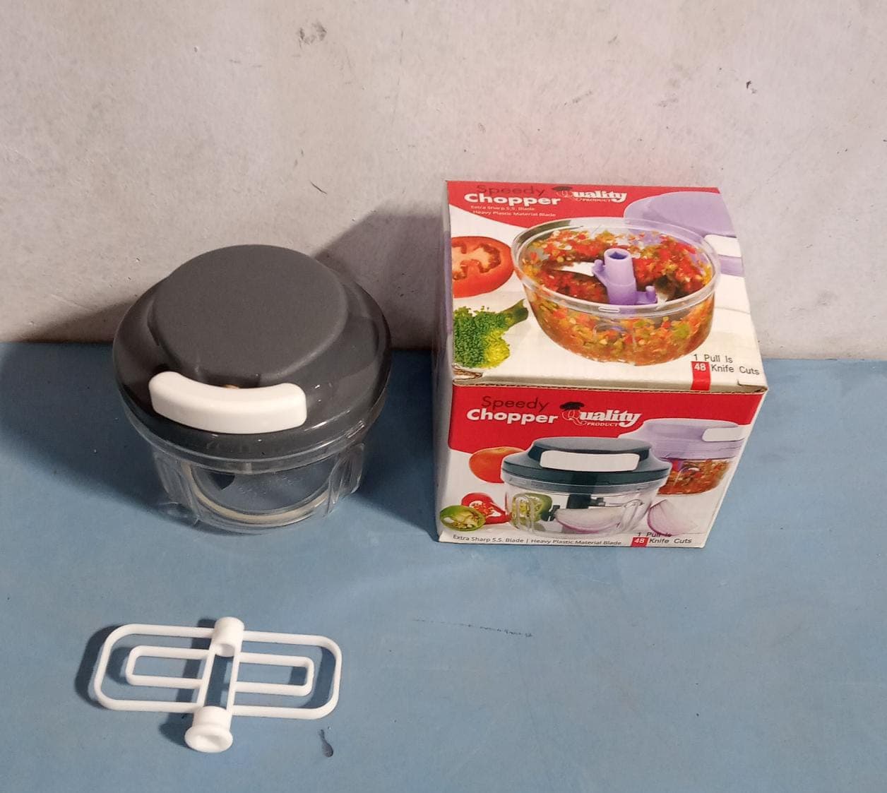 Quick 2In1 Chopper And Slicer Used Widely For Chopping And Slicing Of Fruits thumbnail 5