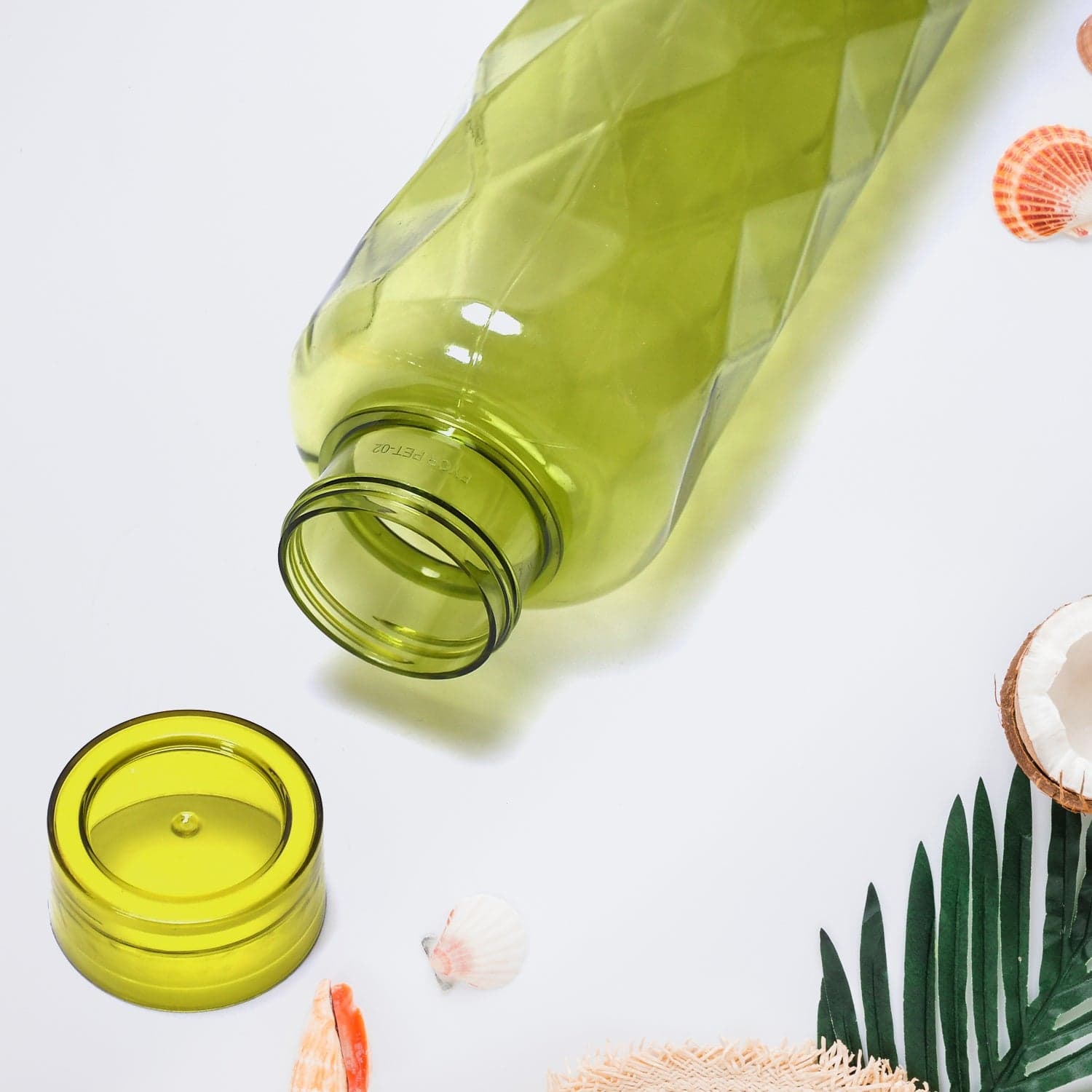 3Pc Set Diamond Cut Bottle Used for storing water and beverages purposes for people. thumbnail 6
