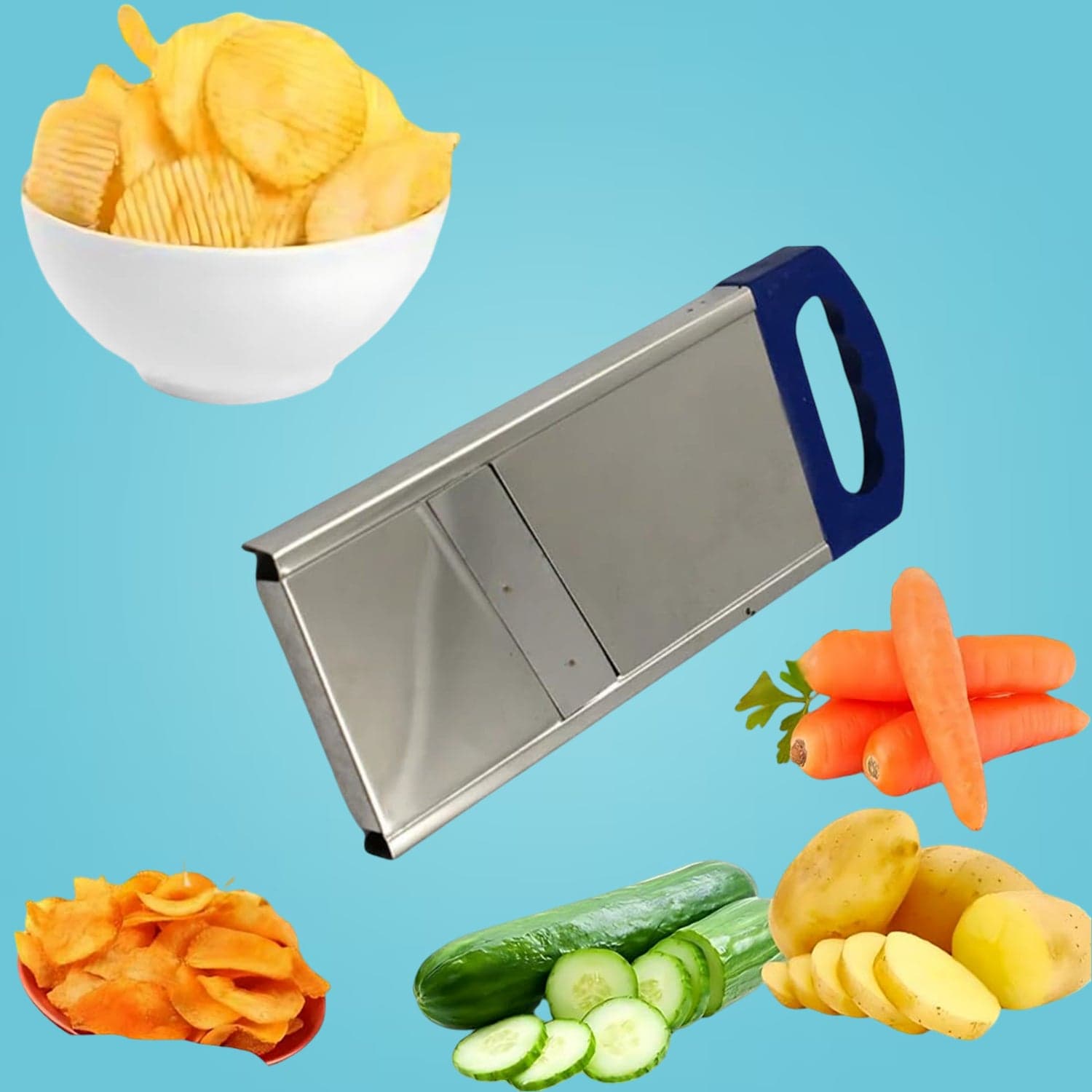 Plain Potato Slicer of Essential Kitchen Tool for Effortless Potato Cutting & Slicing thumbnail 3