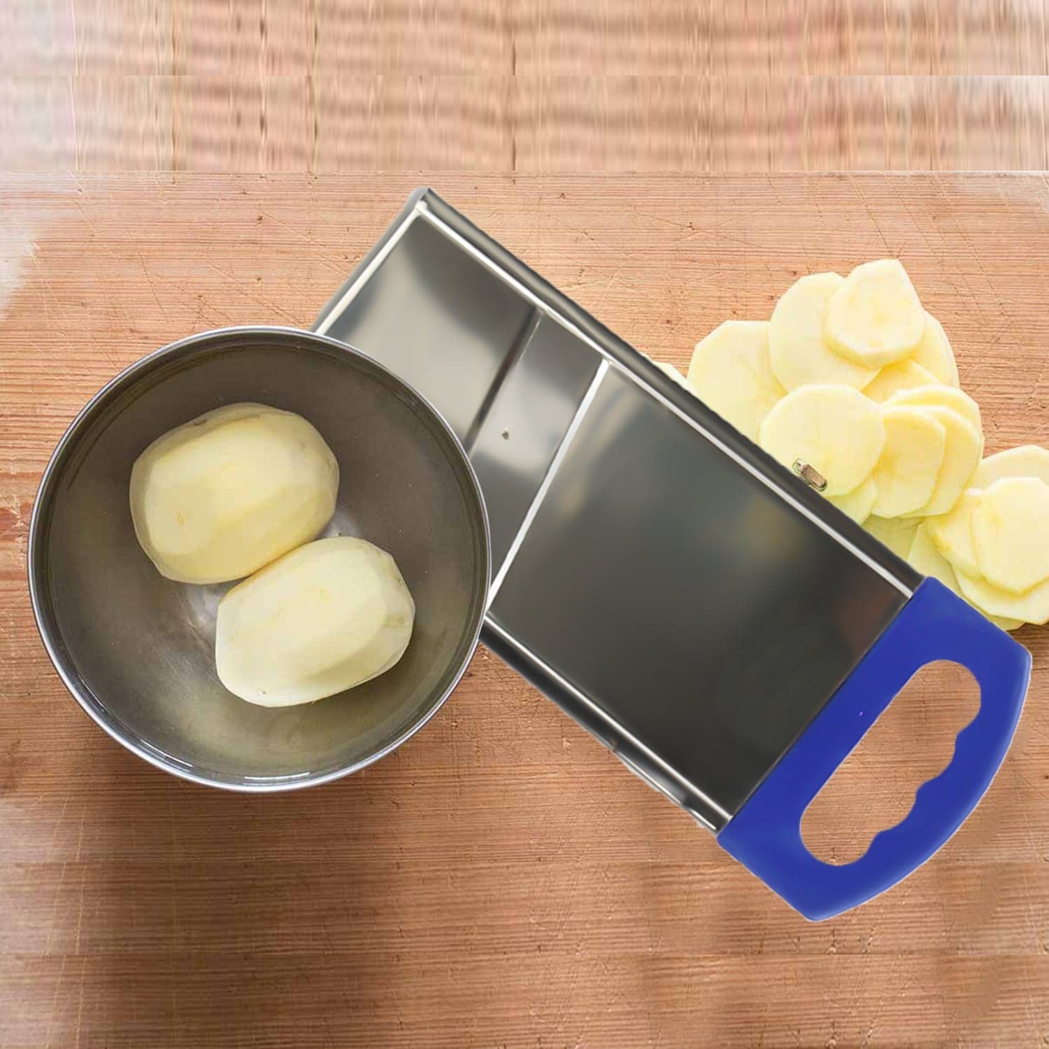 Plain Potato Slicer of Essential Kitchen Tool for Effortless Potato Cutting & Slicing thumbnail 5