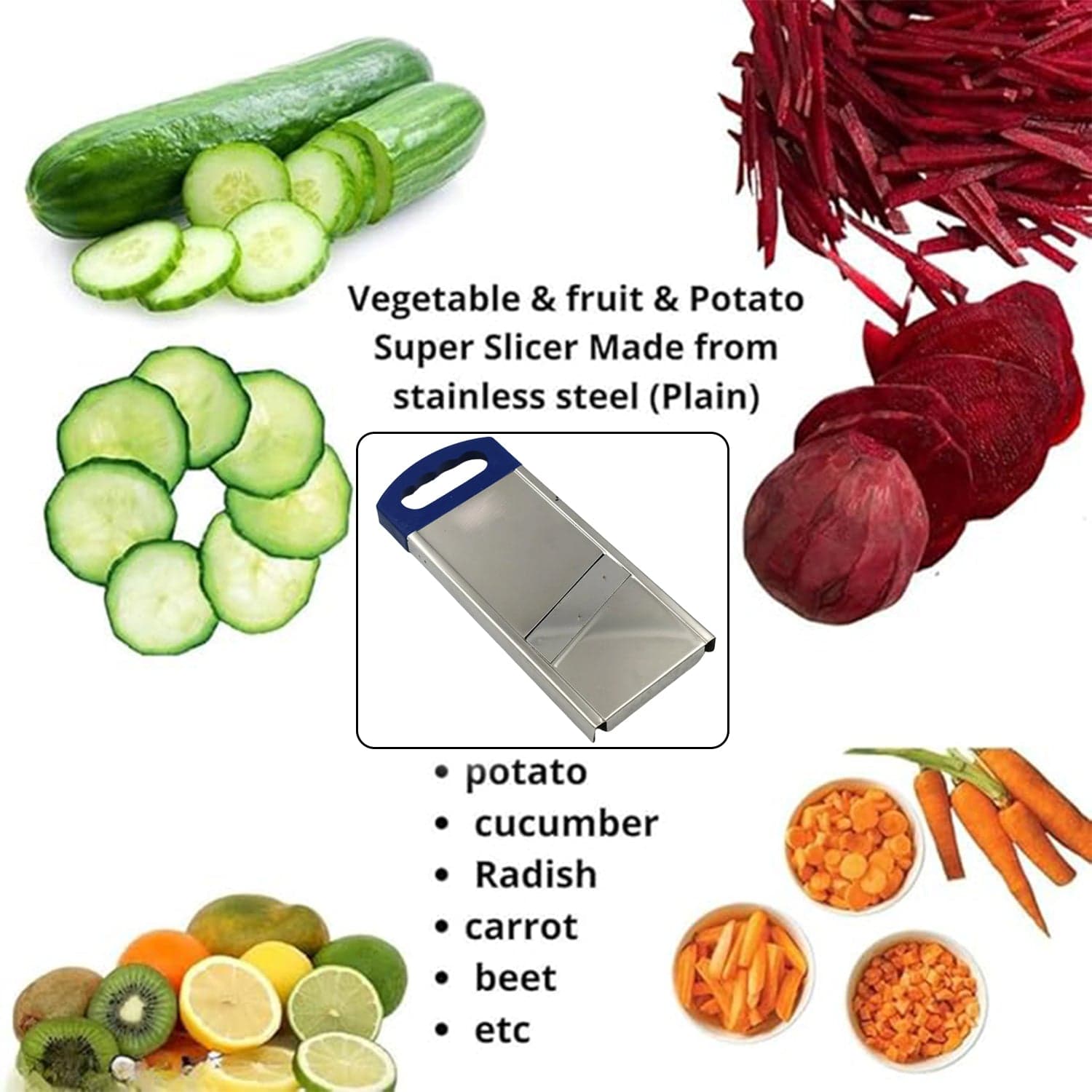 Plain Potato Slicer of Essential Kitchen Tool for Effortless Potato Cutting & Slicing thumbnail 6