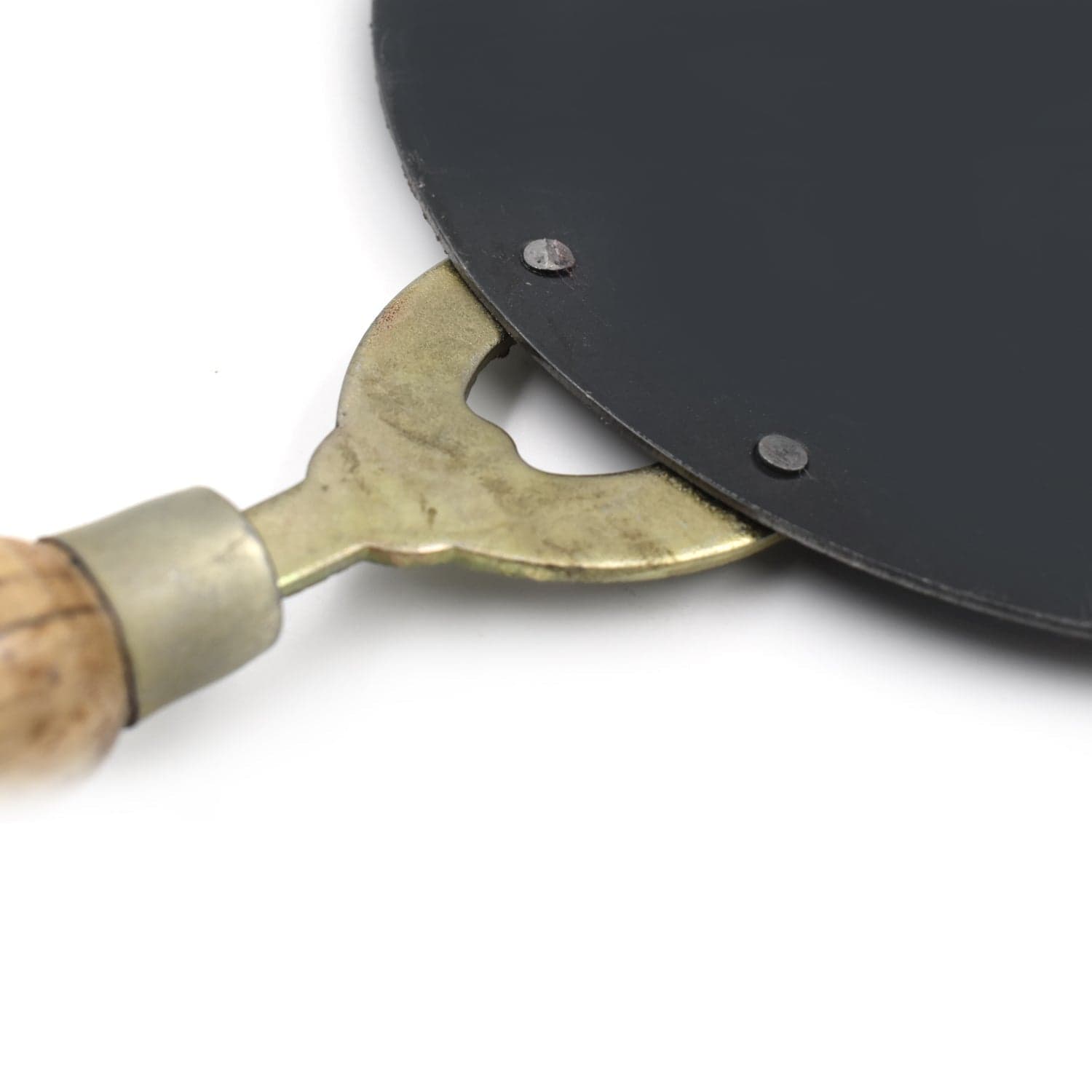 Wooden Handle Roti Tawa used in all household and kitchen purposes for making rotis and parathas nonstick tawa etc. thumbnail 11