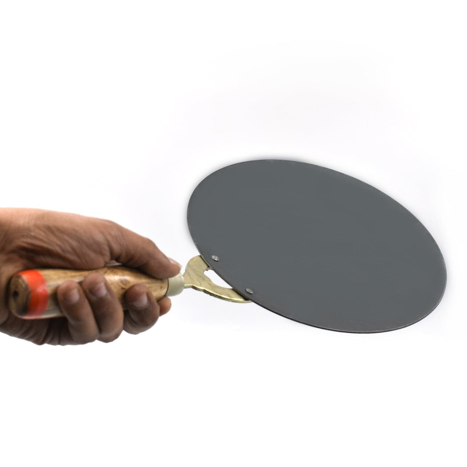 Wooden Handle Roti Tawa used in all household and kitchen purposes for making rotis and parathas nonstick tawa etc. thumbnail 12