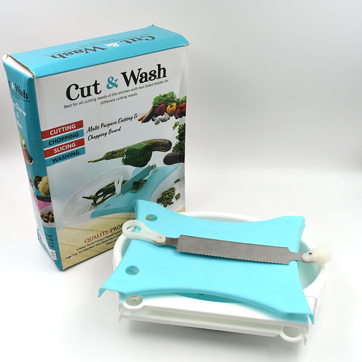 Adjustable Cut N Wash used in all kinds of household and kitchen purposes for cutting and washing simultaneously of vegetables and fruits etc. thumbnail 1