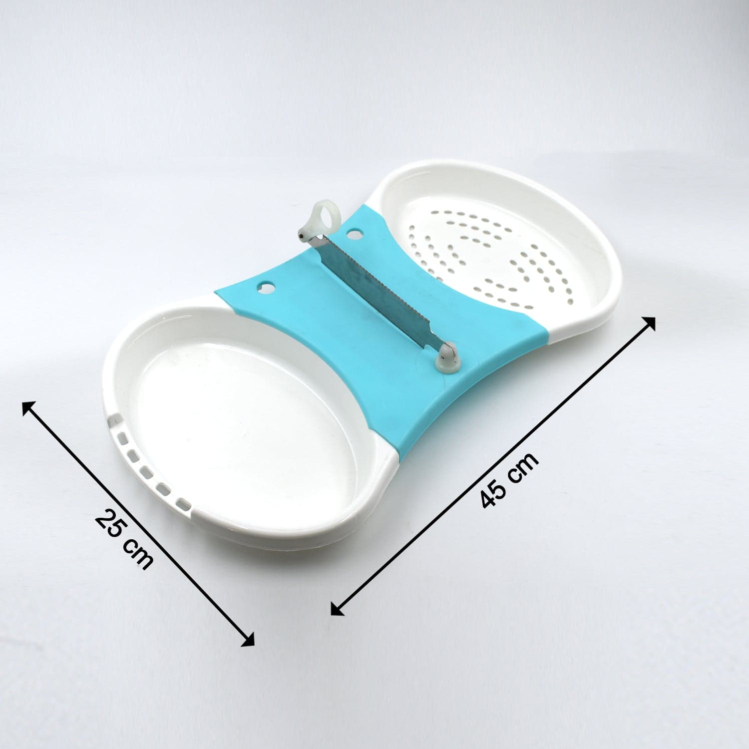 Adjustable Cut N Wash used in all kinds of household and kitchen purposes for cutting and washing simultaneously of vegetables and fruits etc. thumbnail 5