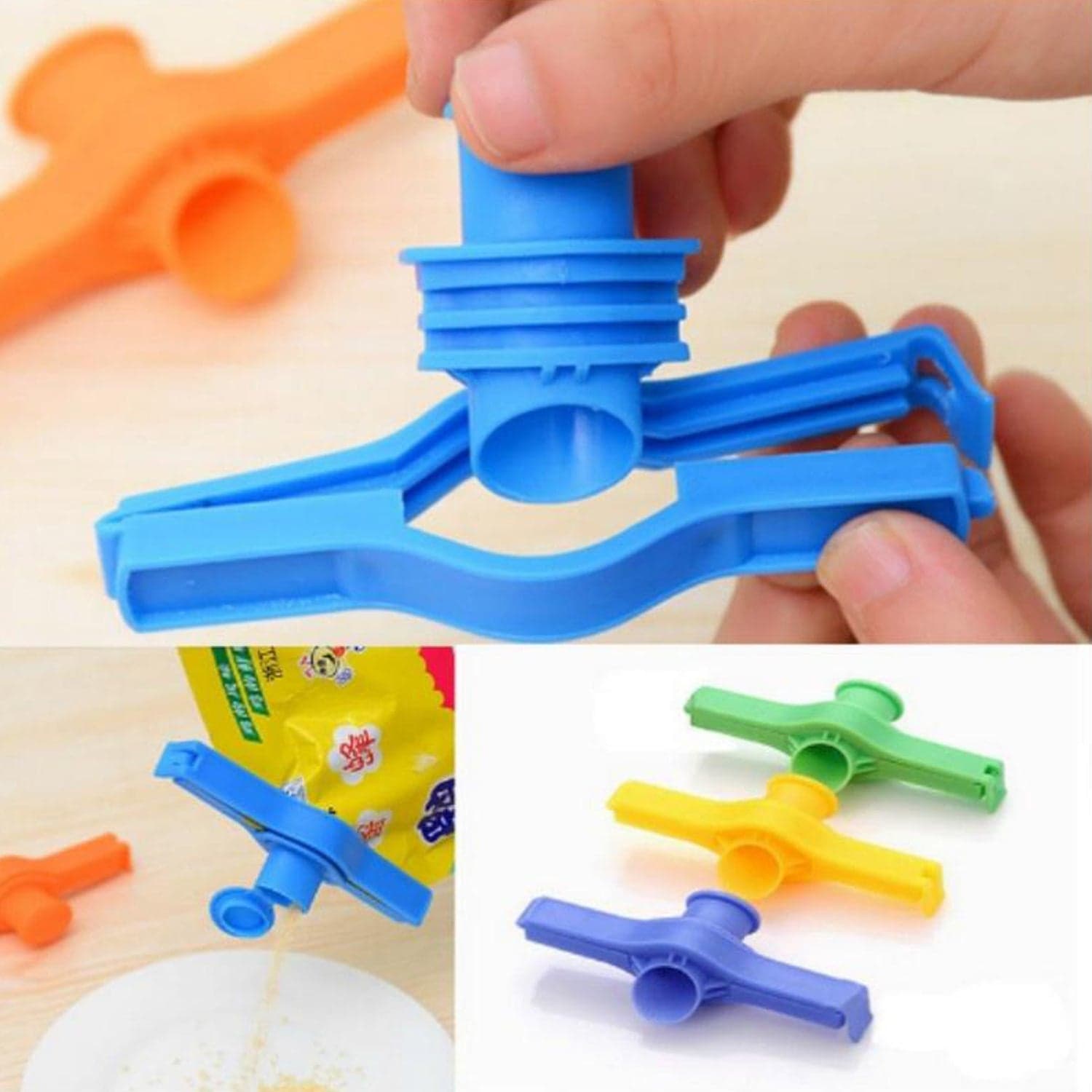 4 Pc Food Sealing Clip Used In All Kinds Of Places Including Household And Official thumbnail 1