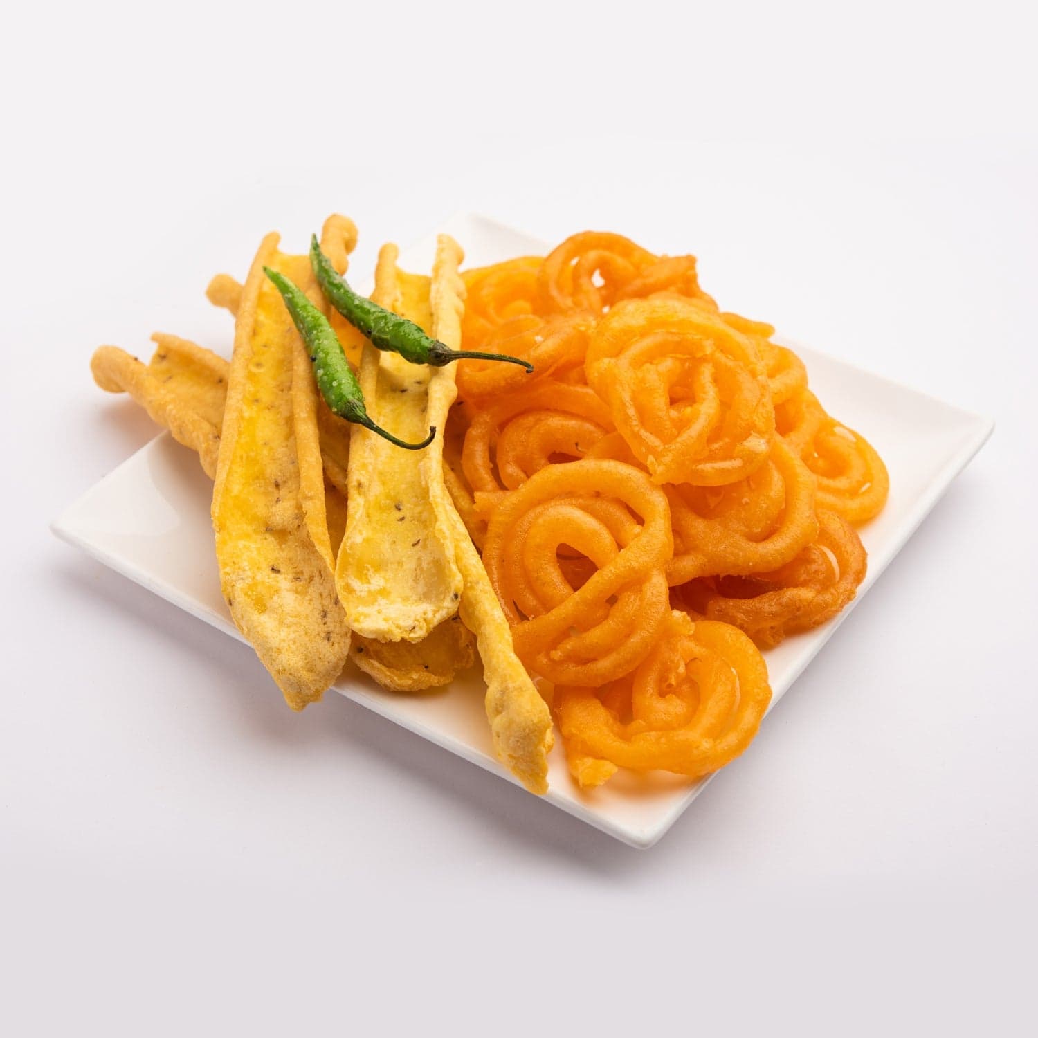 Square Plastic Dinner Plate Set (Set of 6 Pcs) Colorful Snacks / Breakfast Plate thumbnail 5