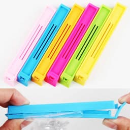 100 Pc Food Sealing Clip used in all kinds of household and official kitchen places for sealing and covering packed food stuff and items.