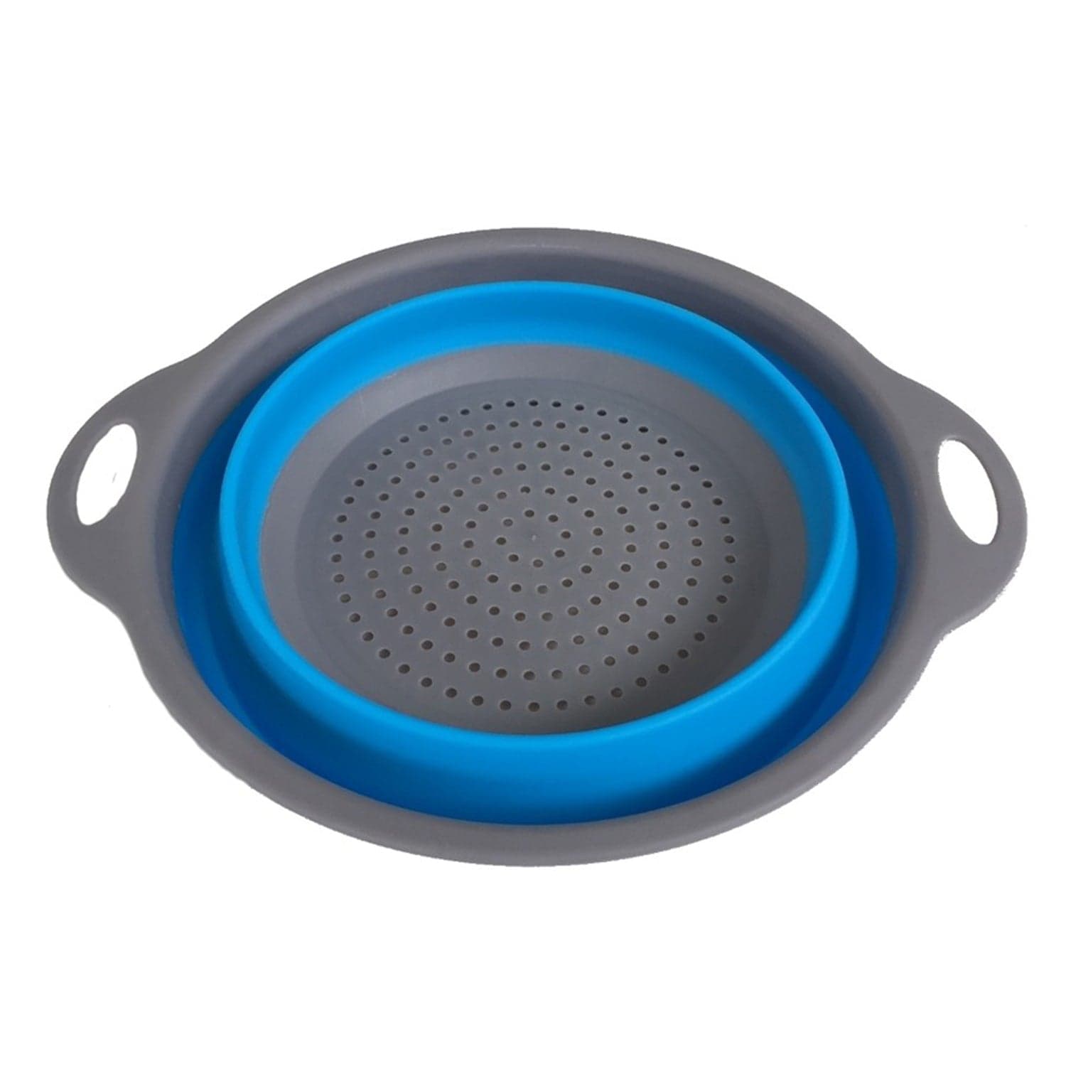 Round Sili Strain used in all kinds of household and official kitchen purposes as a Foldable utensil. thumbnail 4