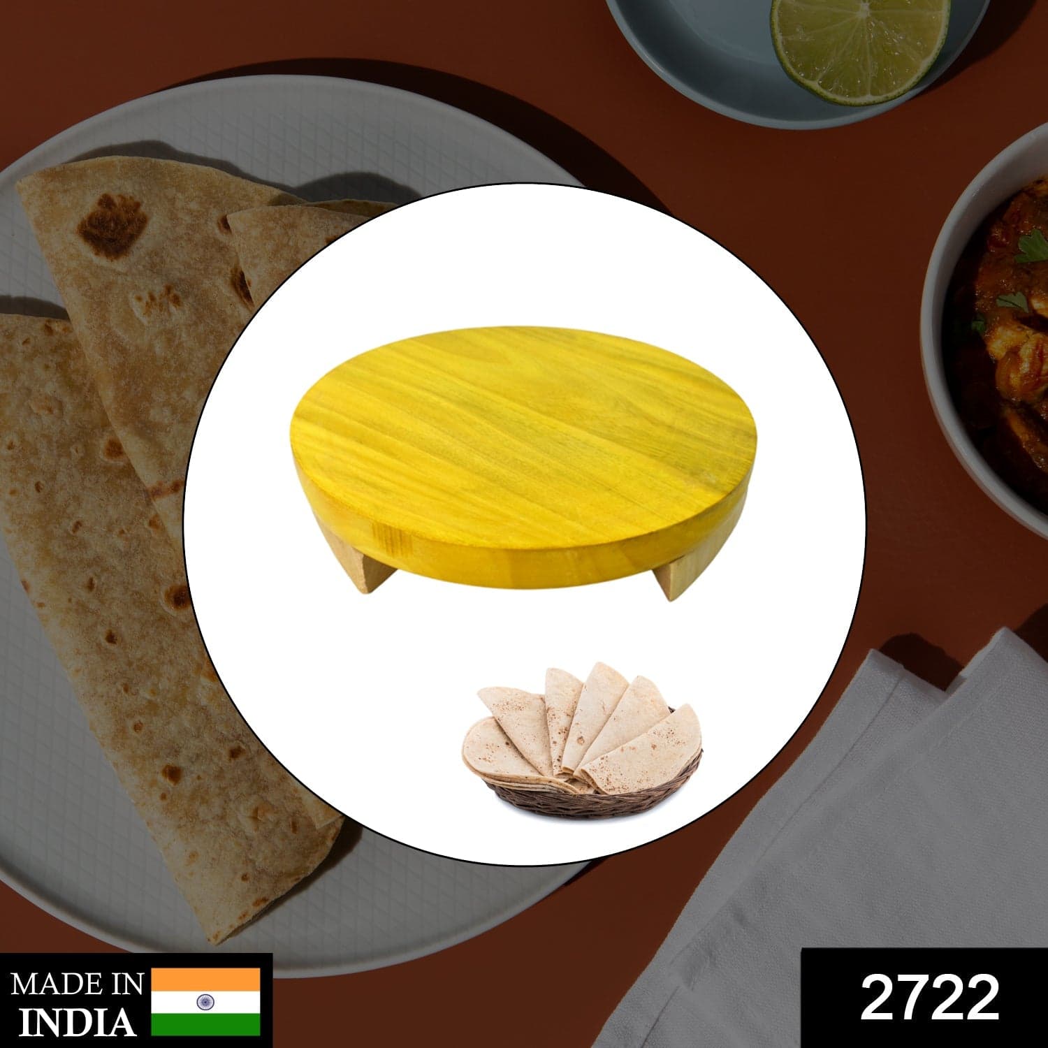 W Round Roti Maker widely used by women in household kitchen for making tortillas and parathas etc. with the help of this equipment easily and fast. thumbnail 2