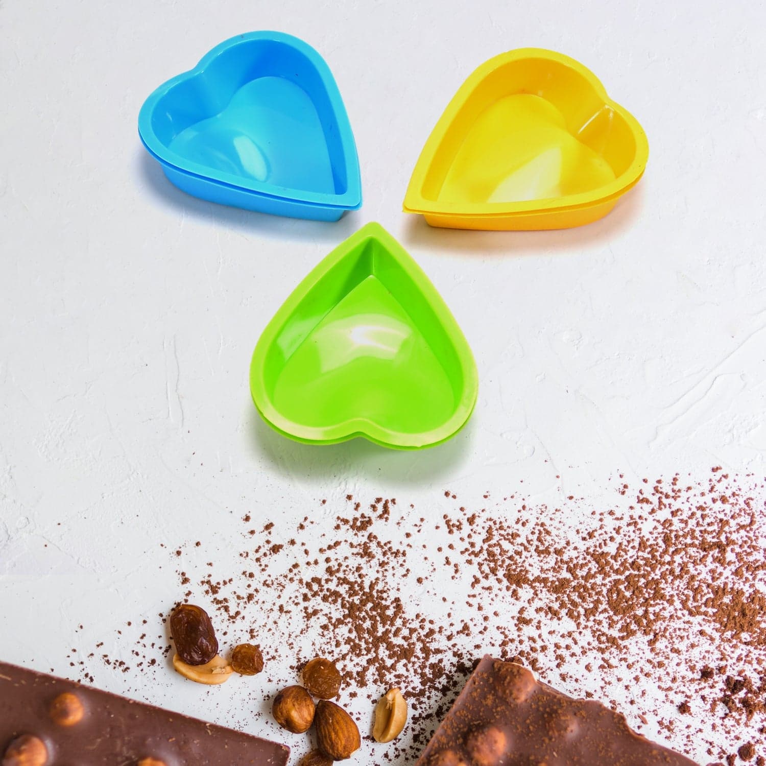 Heart-shaped Mold Silicone Mold Cake Mold Cake Tools Baking Tools Bakeware Cake Tool (pack of 6) thumbnail 8