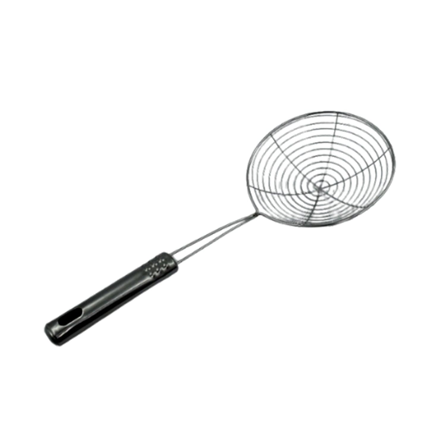Mini Oil Strainer To Get Perfect Fried Food Stuffs Easily Without Any Problem And Damage. thumbnail 4