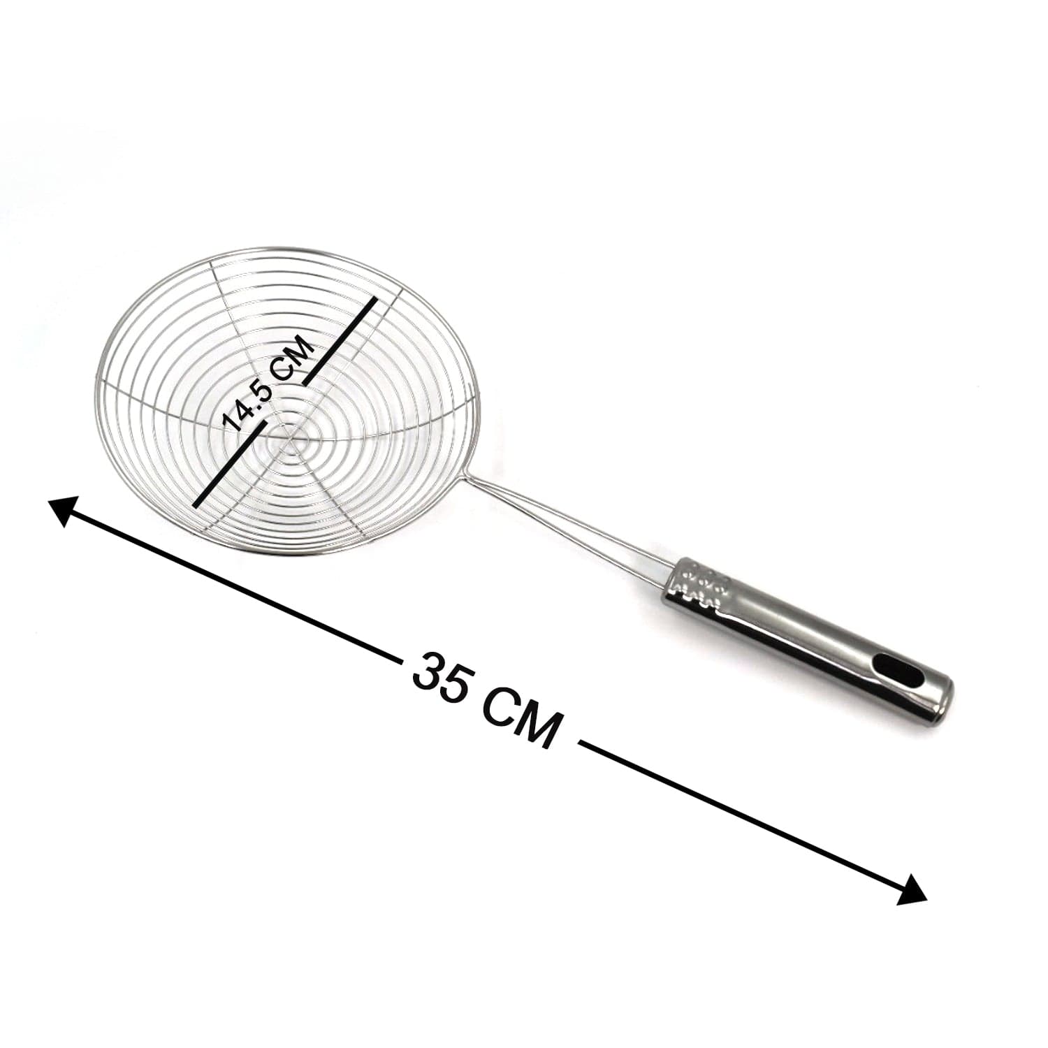 Small Oil Strainer To Get Perfect Fried Food Stuffs Easily Without Any Problem And Damage. thumbnail 5
