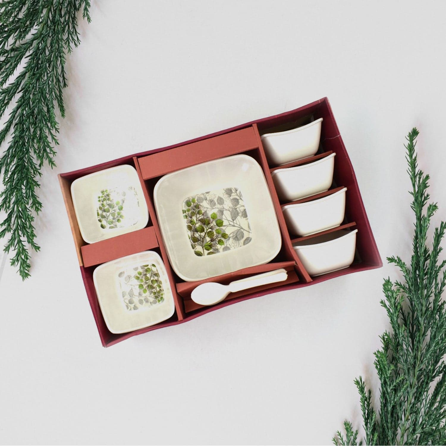 13 Pc Pudding Set used as a cutlery set for serving food purposes and sweet dishes and all in all kinds of household and official places etc. thumbnail 1