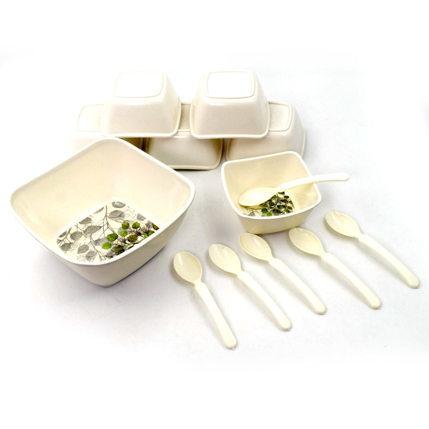 13 Pc Pudding Set used as a cutlery set for serving food purposes and sweet dishes and all in all kinds of household and official places etc. thumbnail 5