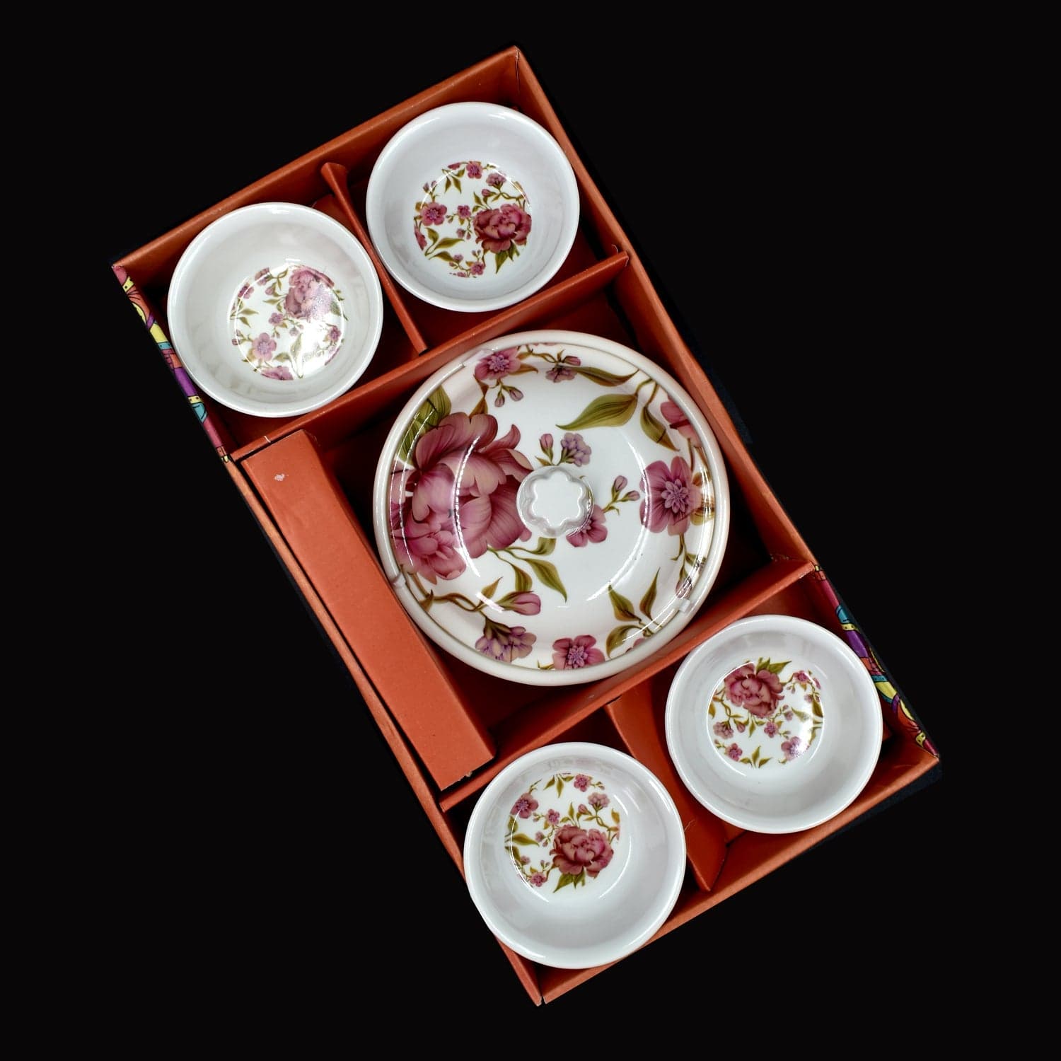 5 Pc Pudding Set used as a cutlery set for serving food purposes and sweet dishes and all in all kinds of household and official places etc. thumbnail 1