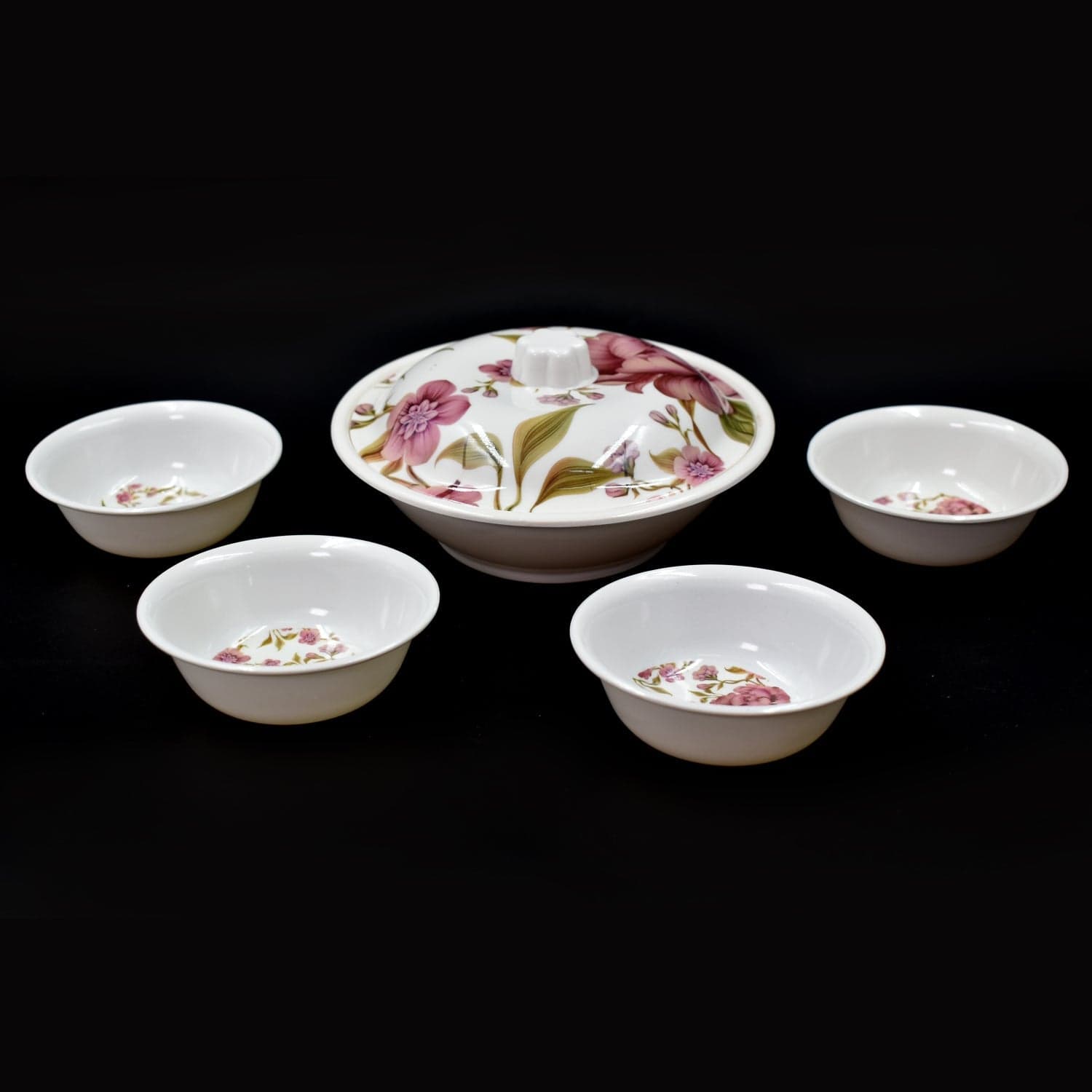 5 Pc Pudding Set used as a cutlery set for serving food purposes and sweet dishes and all in all kinds of household and official places etc. thumbnail 4