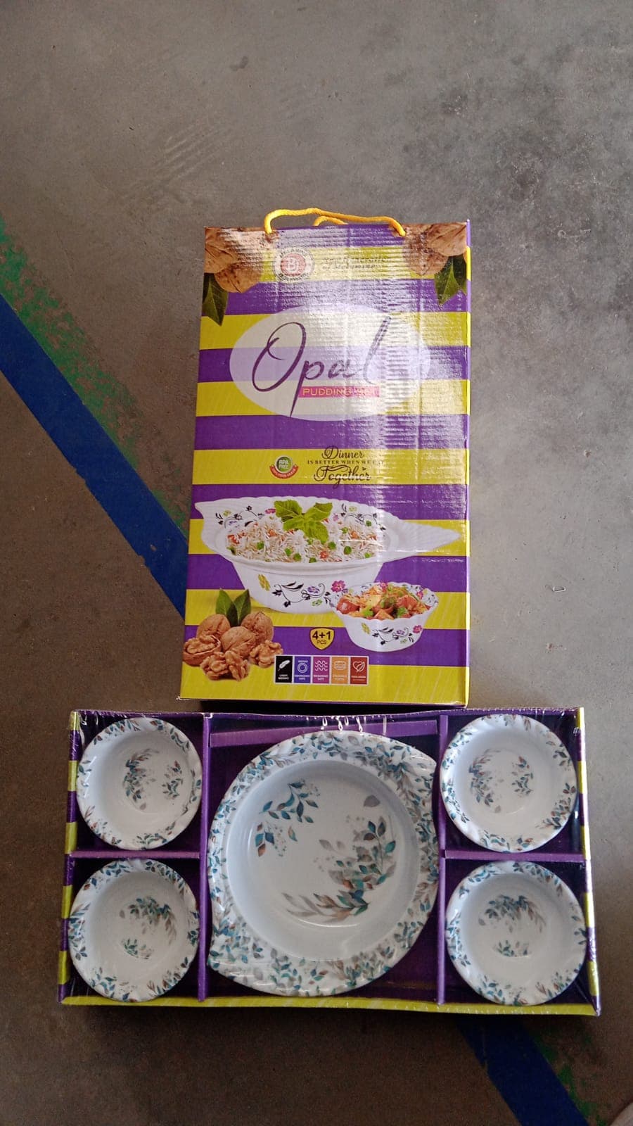 5 Pc Pudding Set used as a cutlery set for serving food purposes and sweet dishes and all in all kinds of household and official places etc. thumbnail 9
