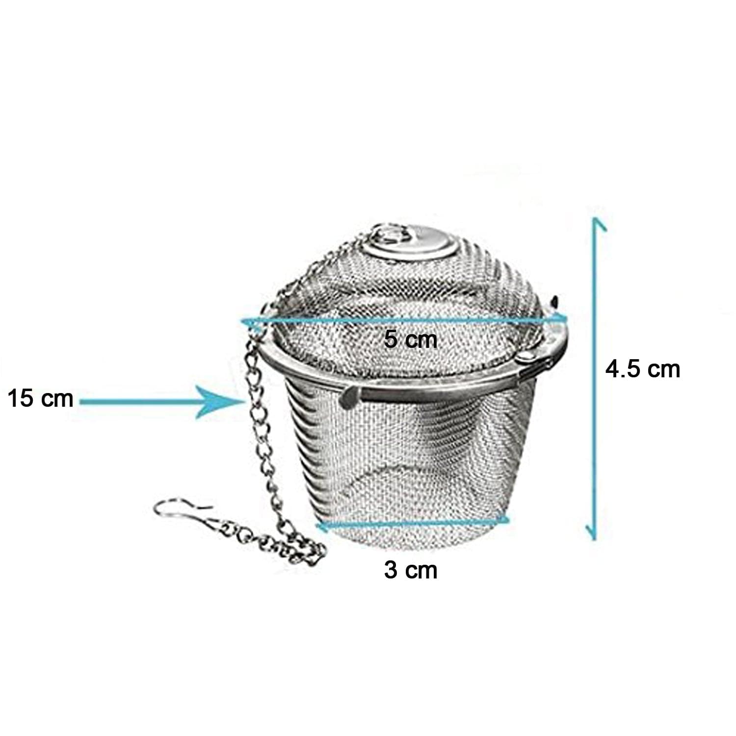 SS Easy Tea Filter used for filtering tea purposes while making it in all kinds of official and household kitchen places etc. thumbnail 5