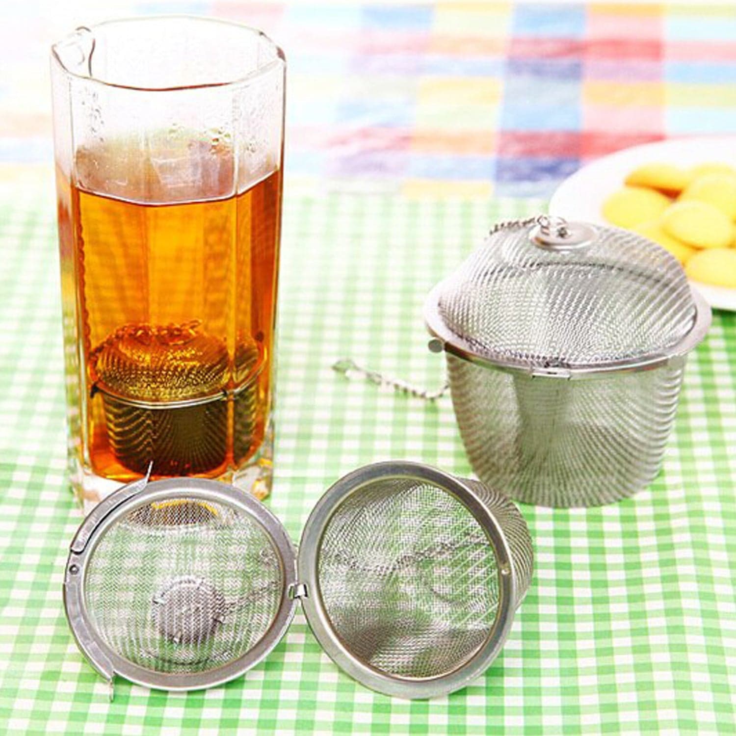 SS Easy Tea Filter used for filtering tea purposes while making it in all kinds of official and household kitchen places etc. thumbnail 6