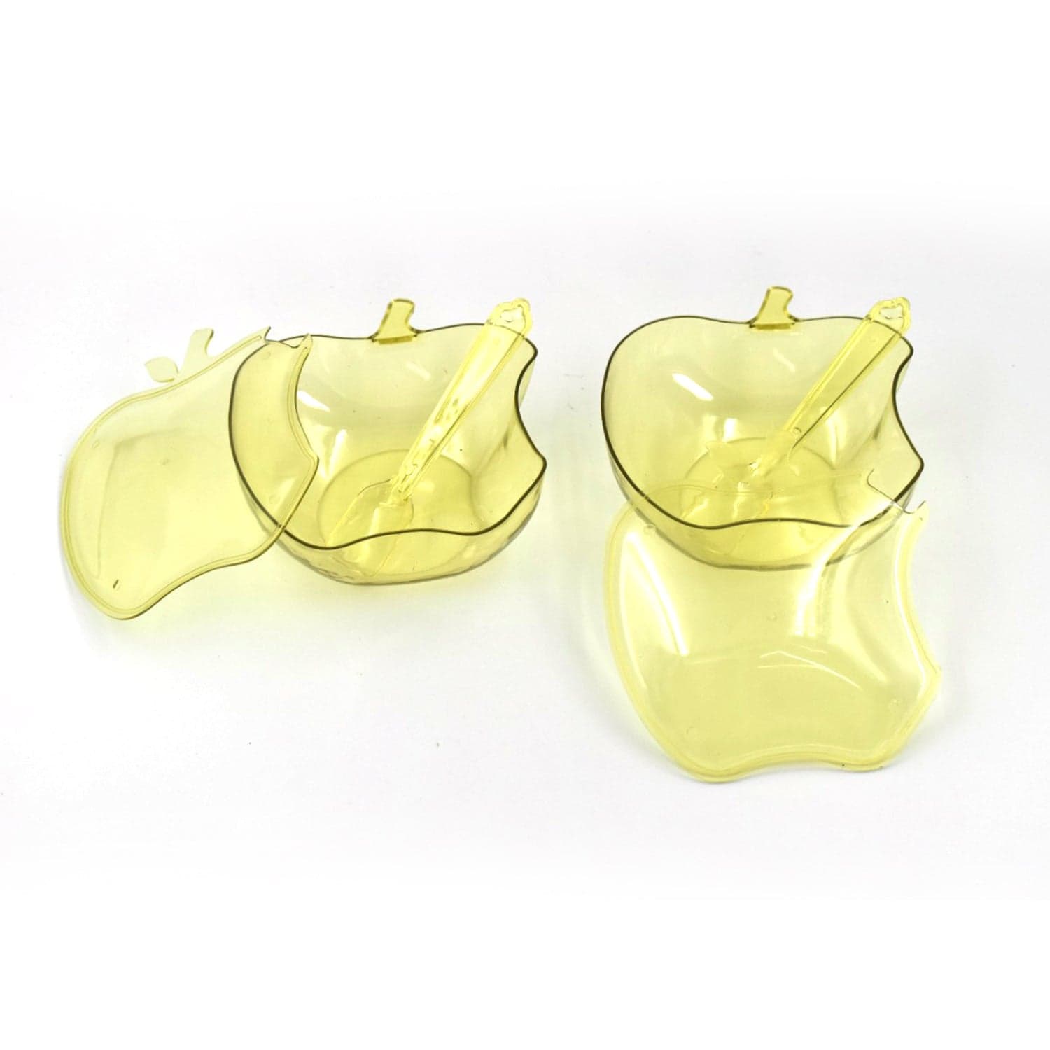 Apple Shape Tray Bowl Used For Serving Snacks And Various Food Stuffs. thumbnail 8