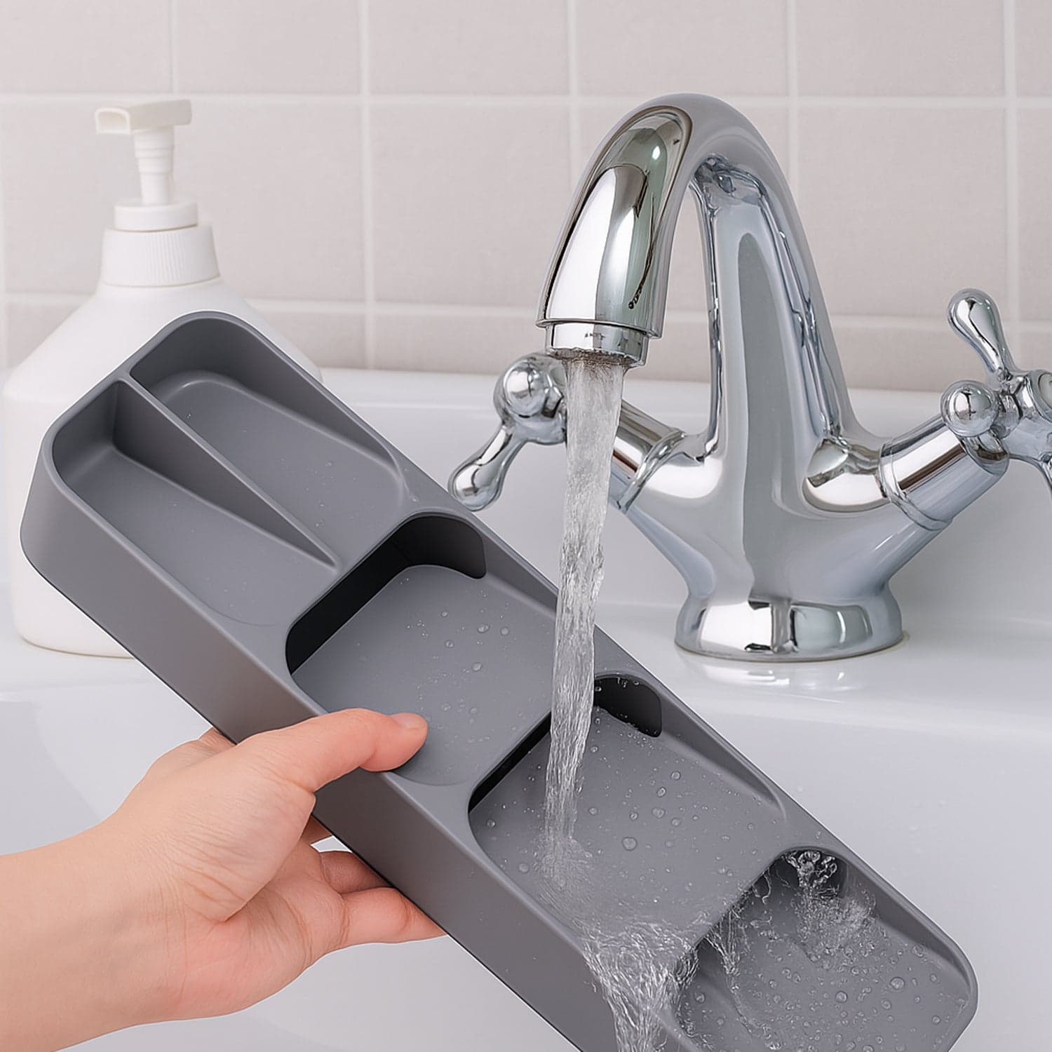 1 Pc Cutlery Tray Box Used For Storing Cutlery Items And Stuffs Easily And Safely. thumbnail 6