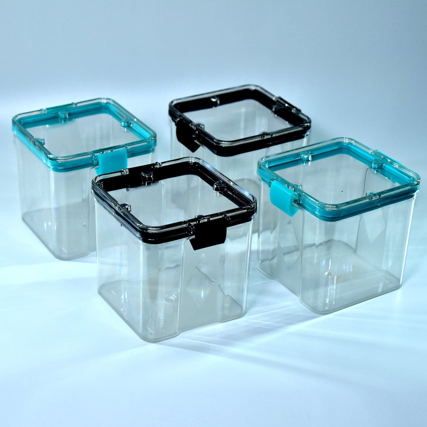 4Pc Square Container 700Ml Used For Storing Types Of Food Stuffs And Items. thumbnail 1