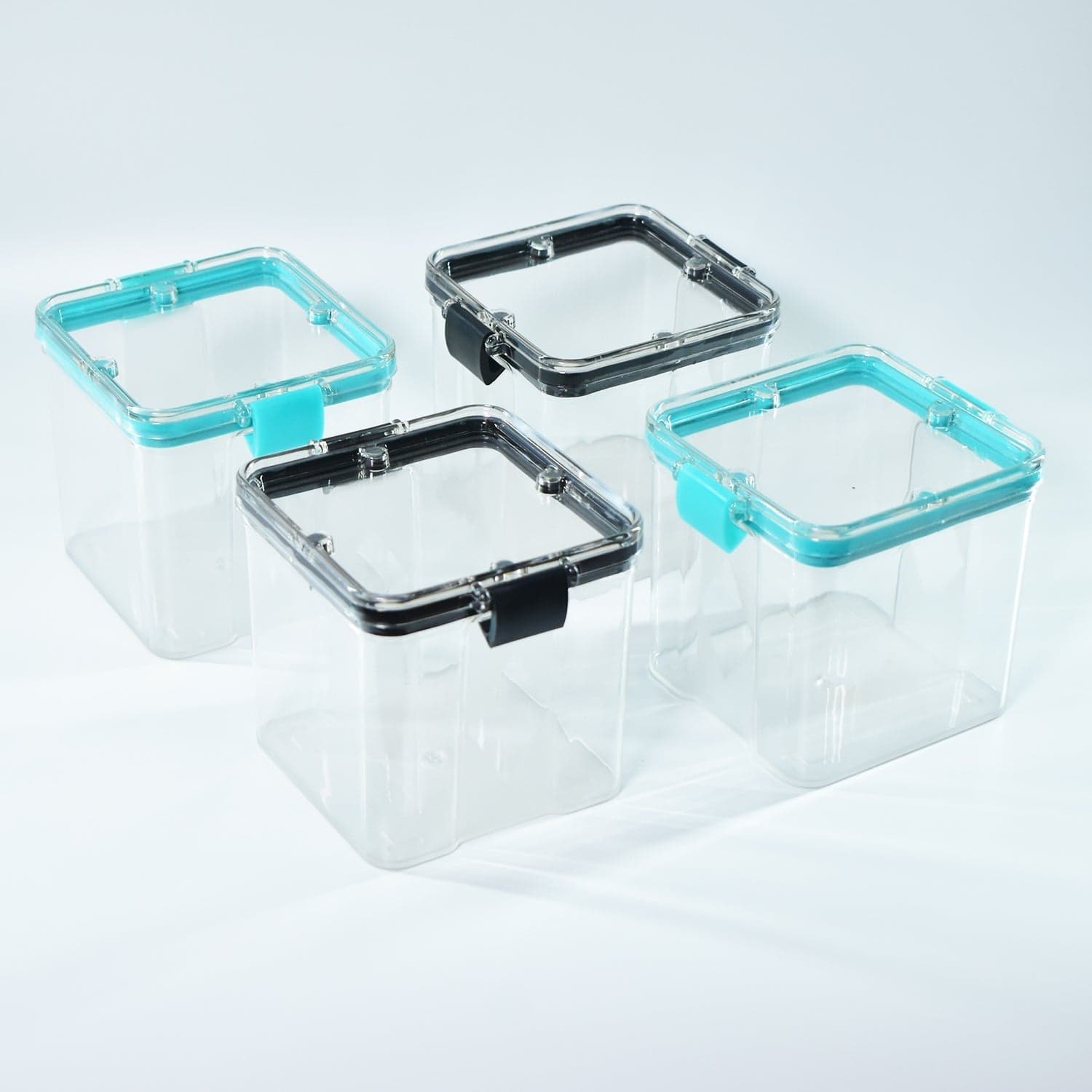 4Pc Square Container 700Ml Used For Storing Types Of Food Stuffs And Items. thumbnail 4