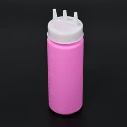 Ketchup Bottles With 3 Nozzle For Sauce, Mayonnaise, Chocolate Syrup Using Bottle Reusable Plastic Bottle ( 360Ml )