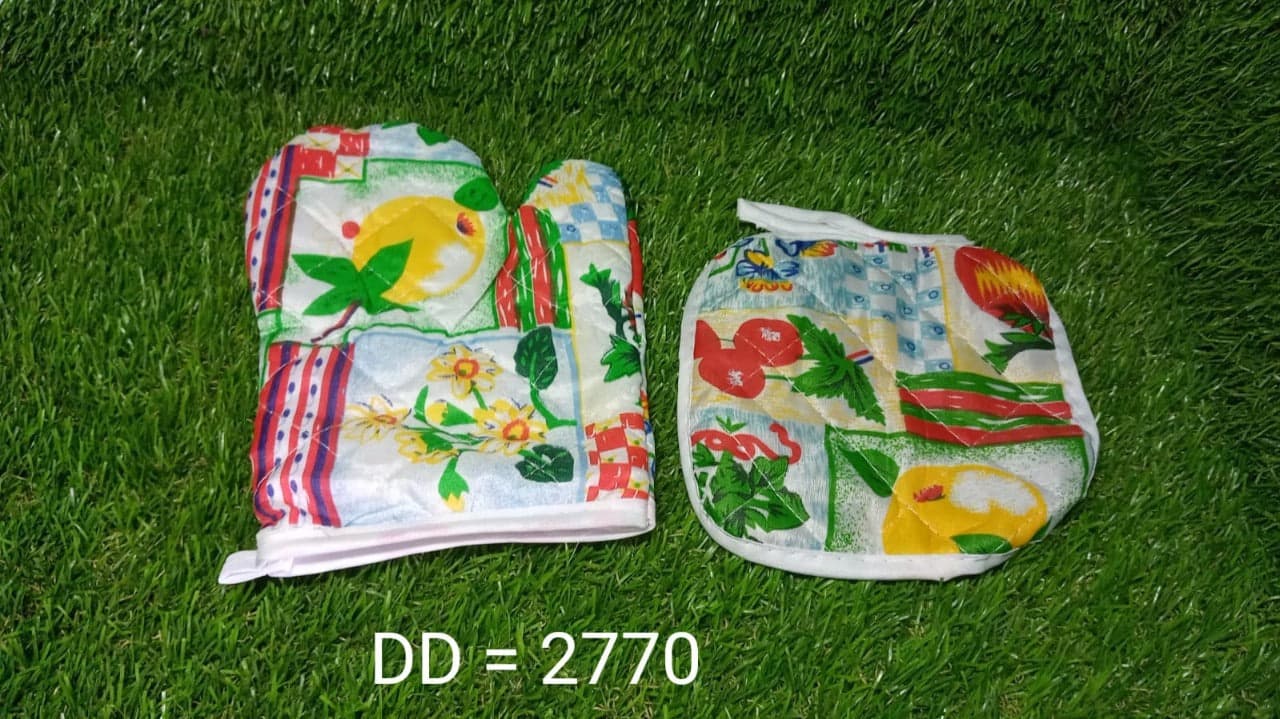 Professional Cotton Oven Mitt gloves thumbnail 11