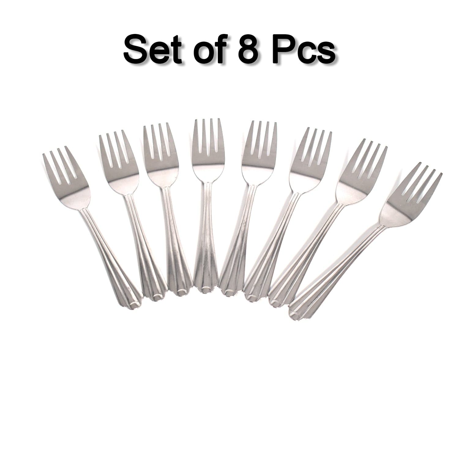 Small Dinner Fork for home and kitchen. (set of 8Pc) thumbnail 8