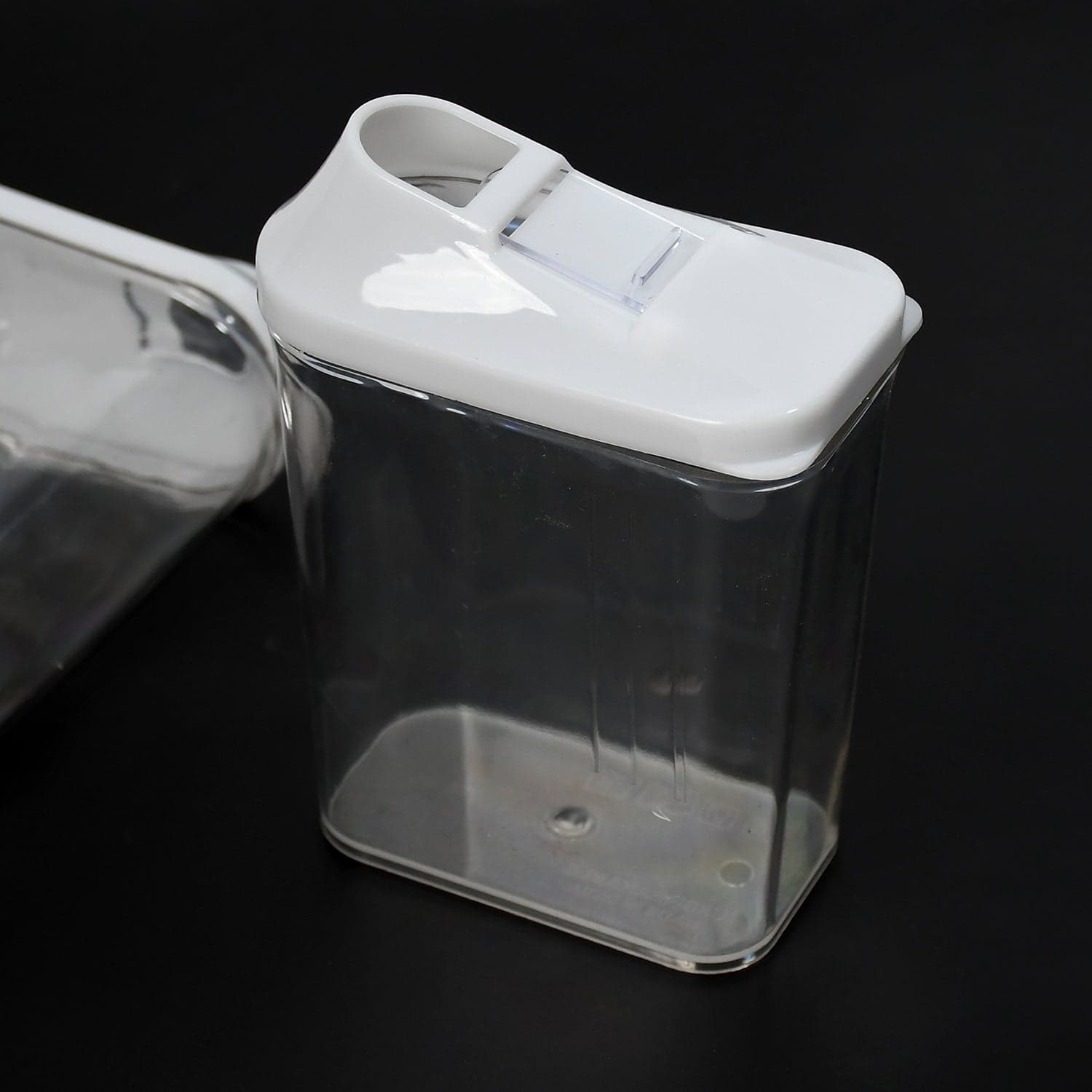 Kitchen Storage Jars & Container Set 3pc , Transparent Jar Set For home & Kitchen Use thumbnail 6